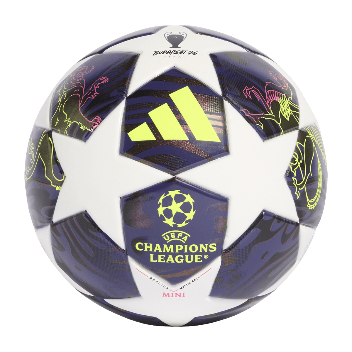 Adidas Unisex UEFA Champions League Final Mini Football Dark Purple ...