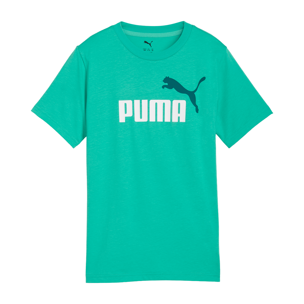 Puma Kids Essentials Colour No.1 Logo Tee Vibrant Green | Sports Direct ...