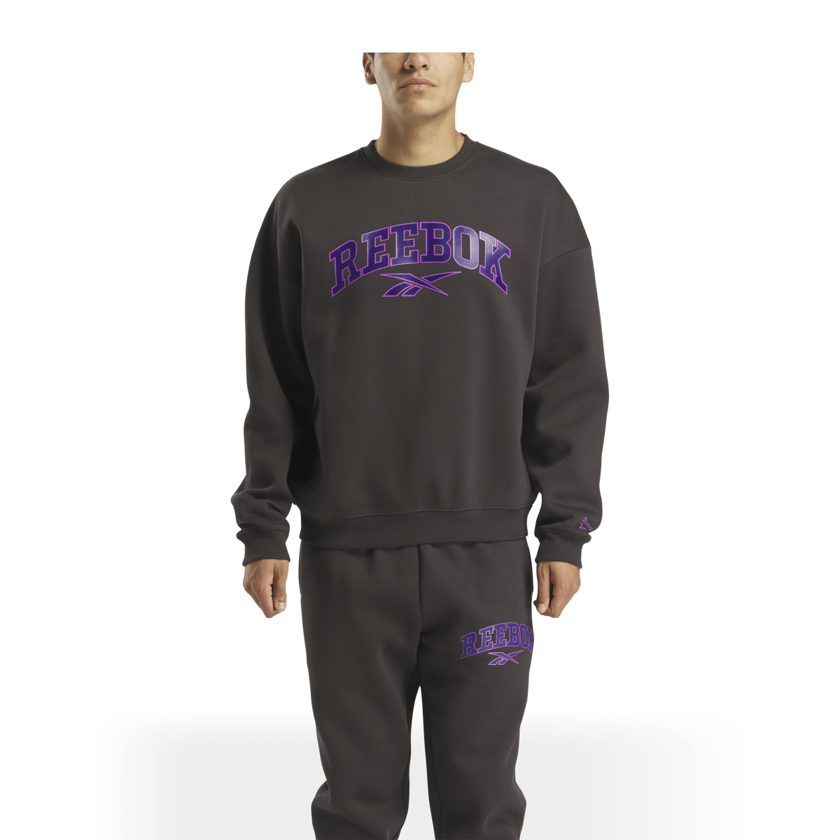 Reebok Mens Varsity Sweatshirt Washed Black | Sports Direct Australia