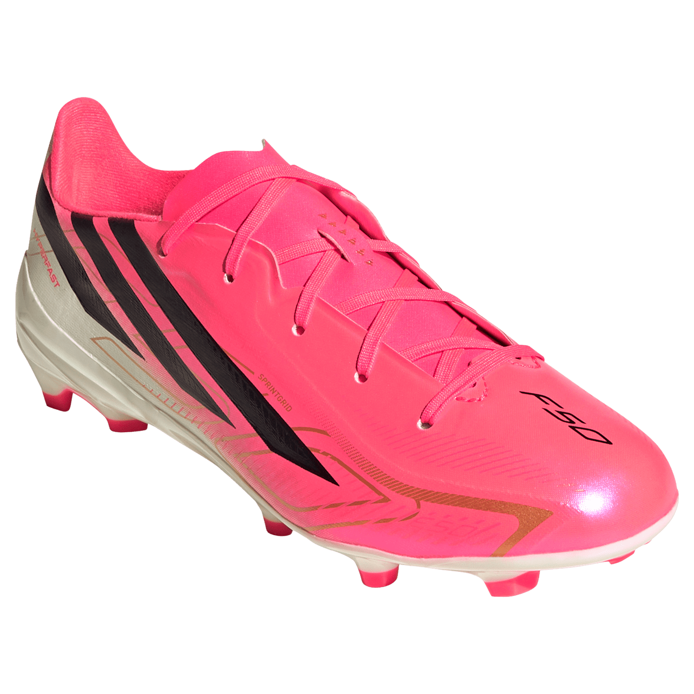 Kids adidas F50 Hyperfast League (FG) Football Boots