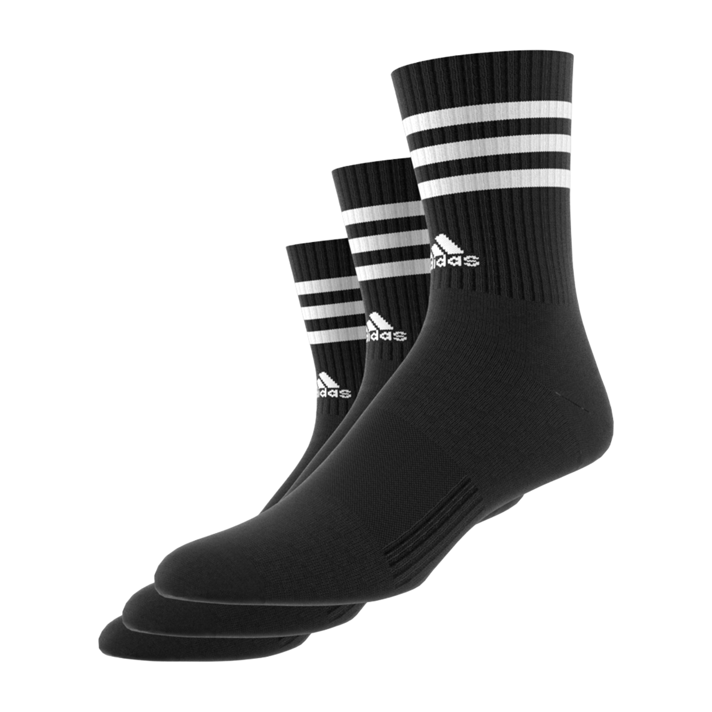 Adidas 3-Stripes Cushioned (3pk) Crew Socks