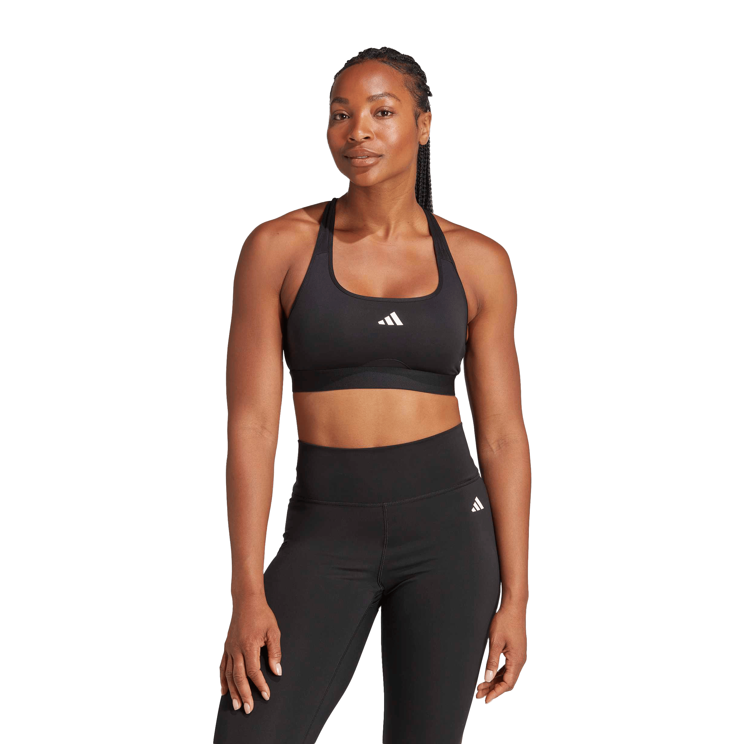 adidas Powerreact Training Medium Sports Bra