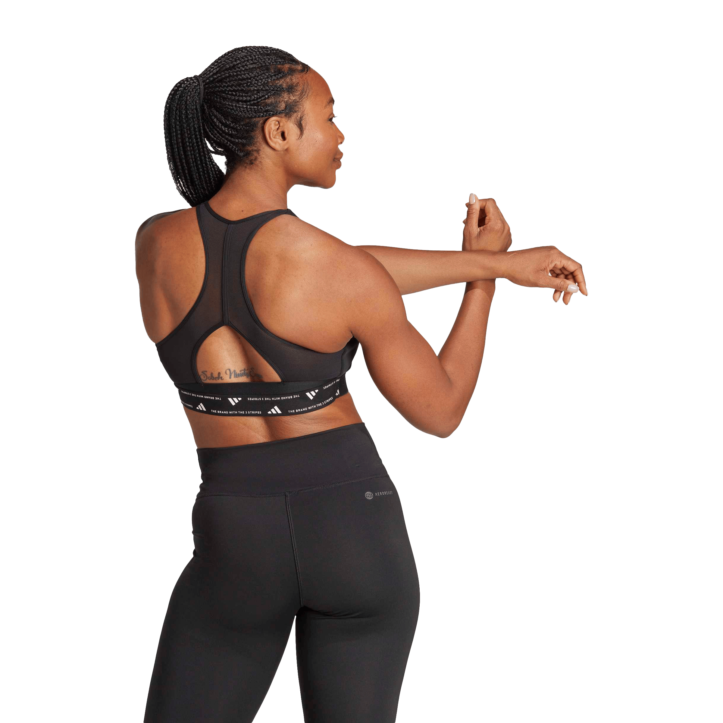adidas Powerreact Training Medium Sports Bra
