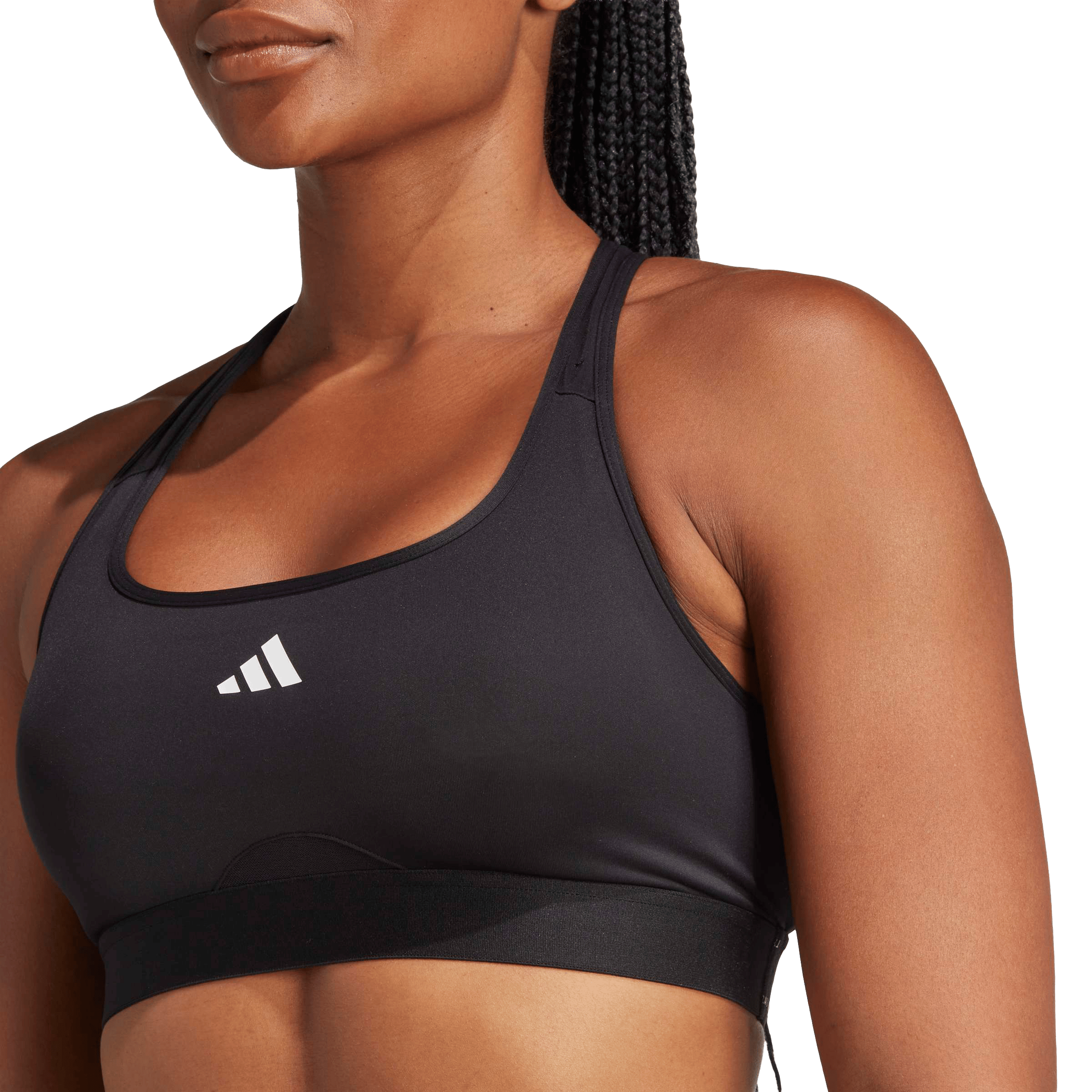adidas Powerreact Training Medium Sports Bra