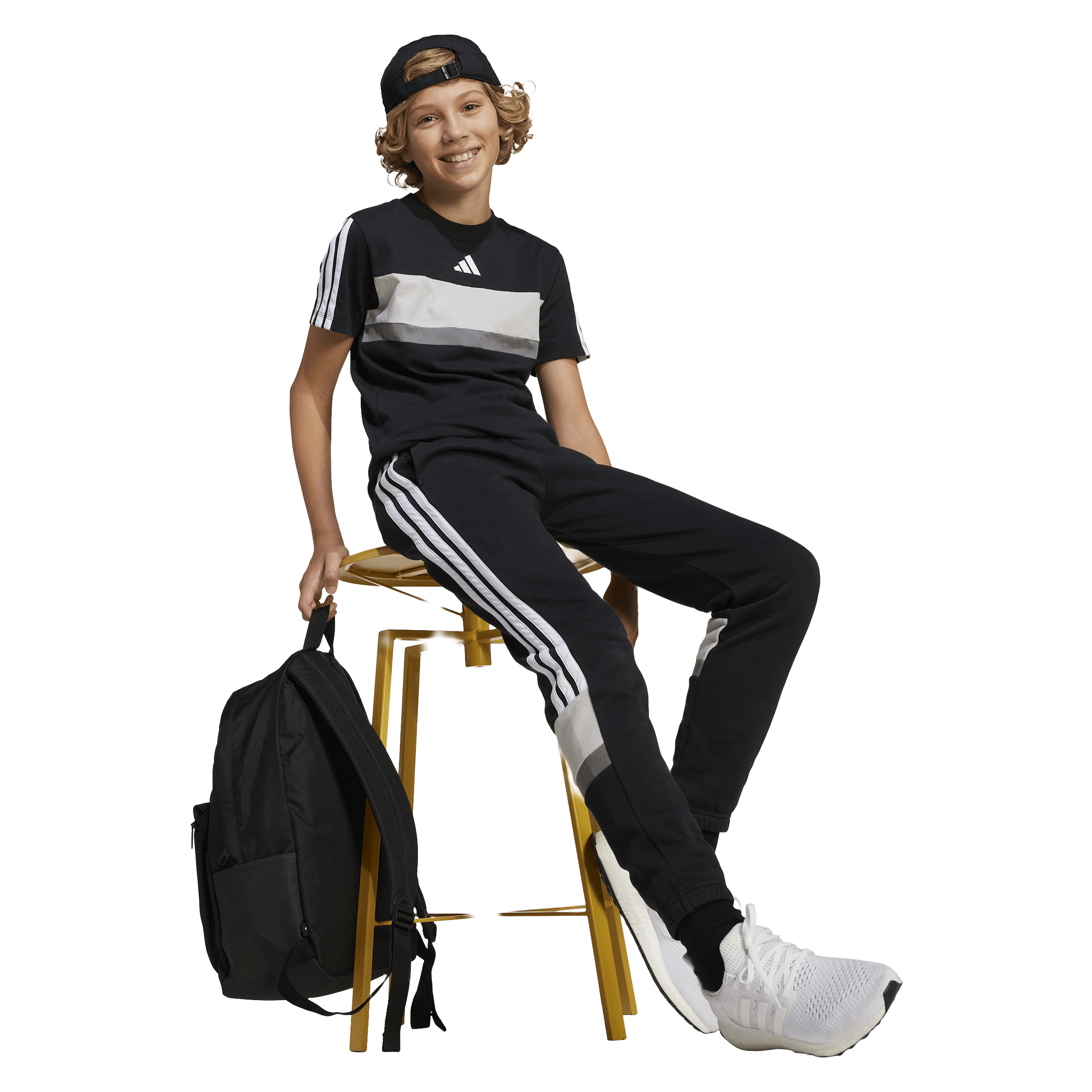 Adidas Seasonal Essentials Tiberio 3 Stripes Tee