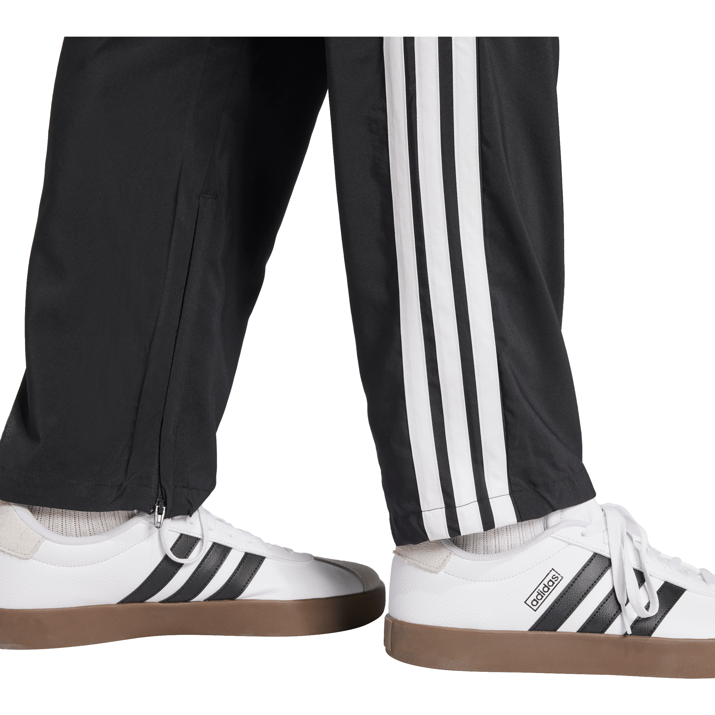Mens adidas Essentials 3-Stripes Open Hem Stanford Pants