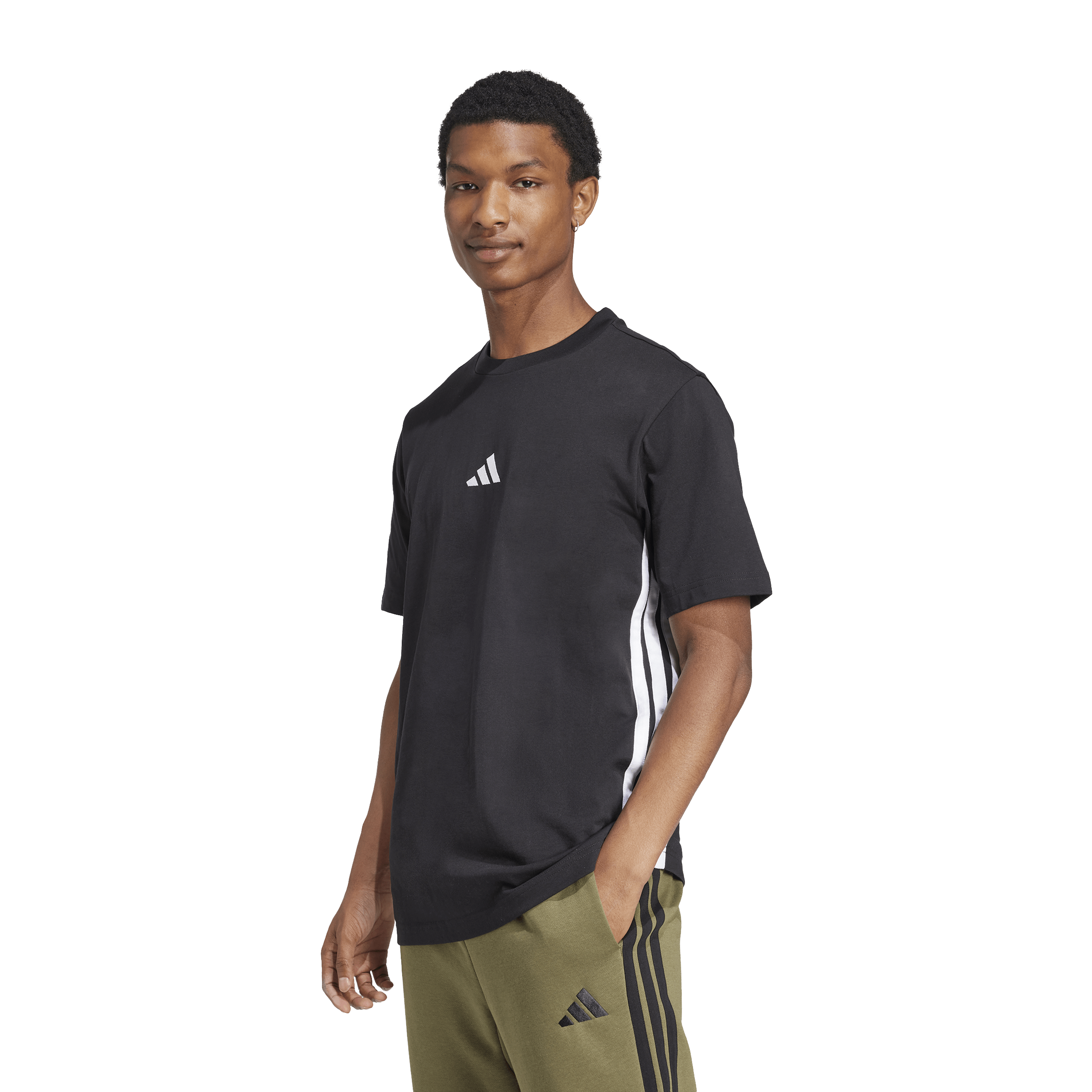 Adidas Essentials 3-Stripes Single Jersey Tee