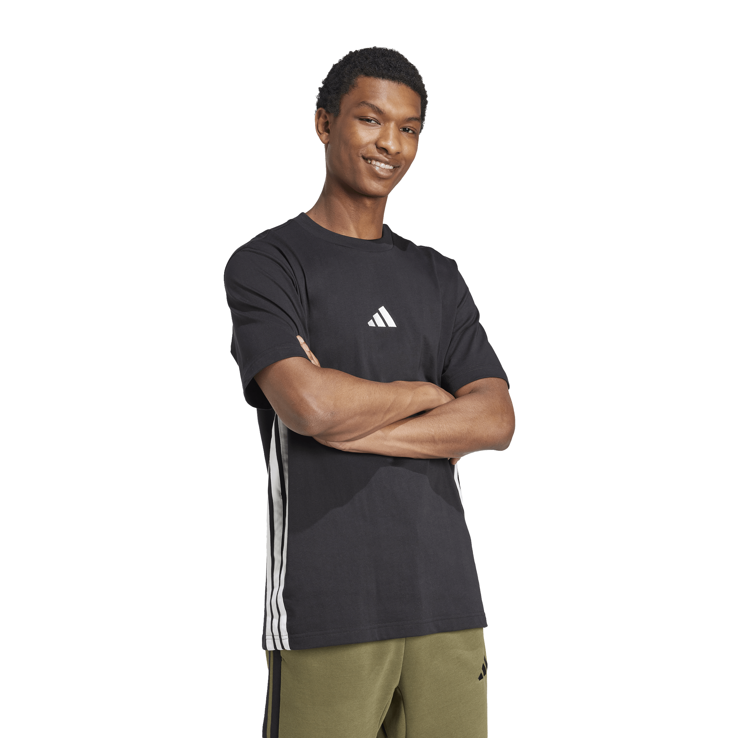Adidas Essentials 3-Stripes Single Jersey Tee
