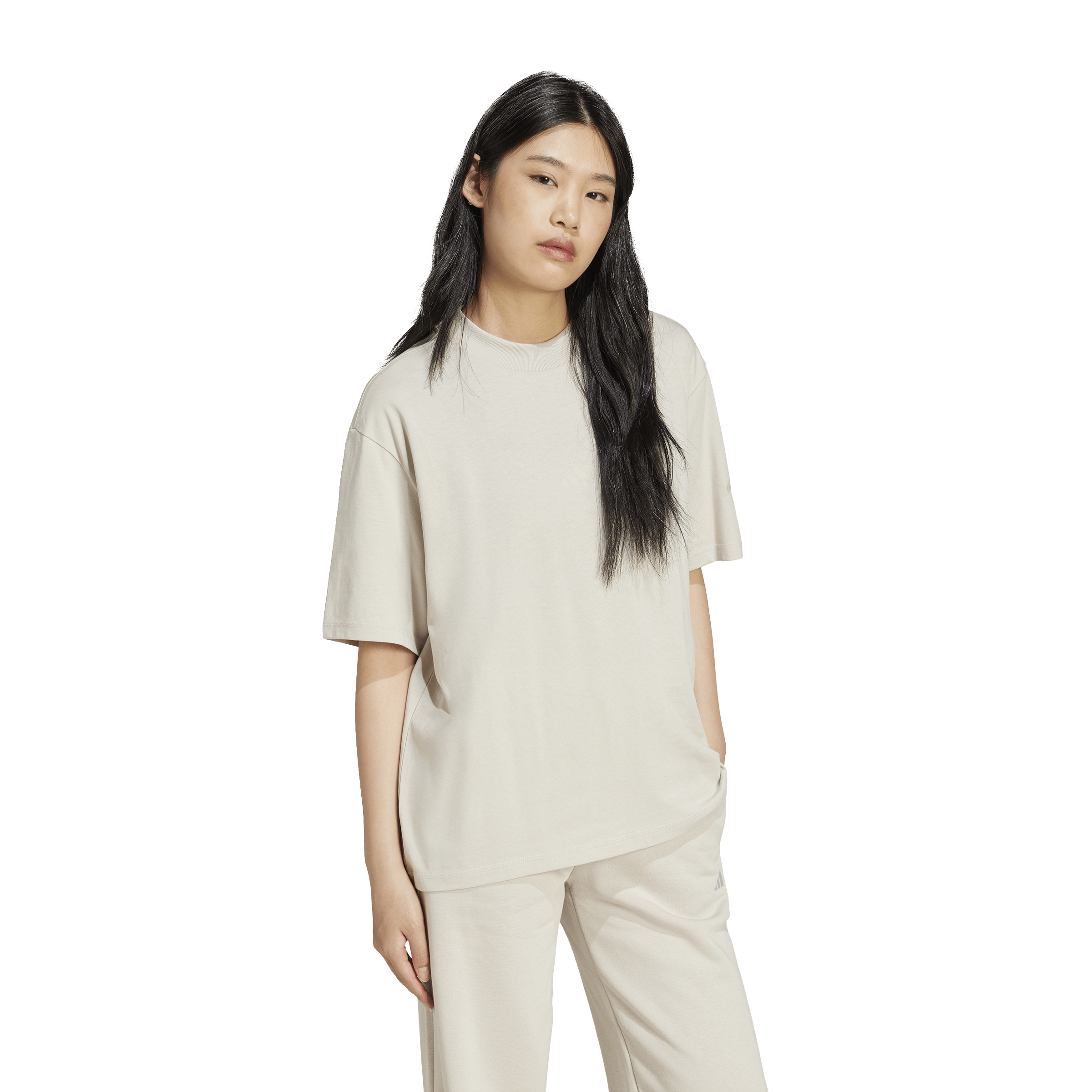 Adidas Essentials Logo Boyfriend Tee