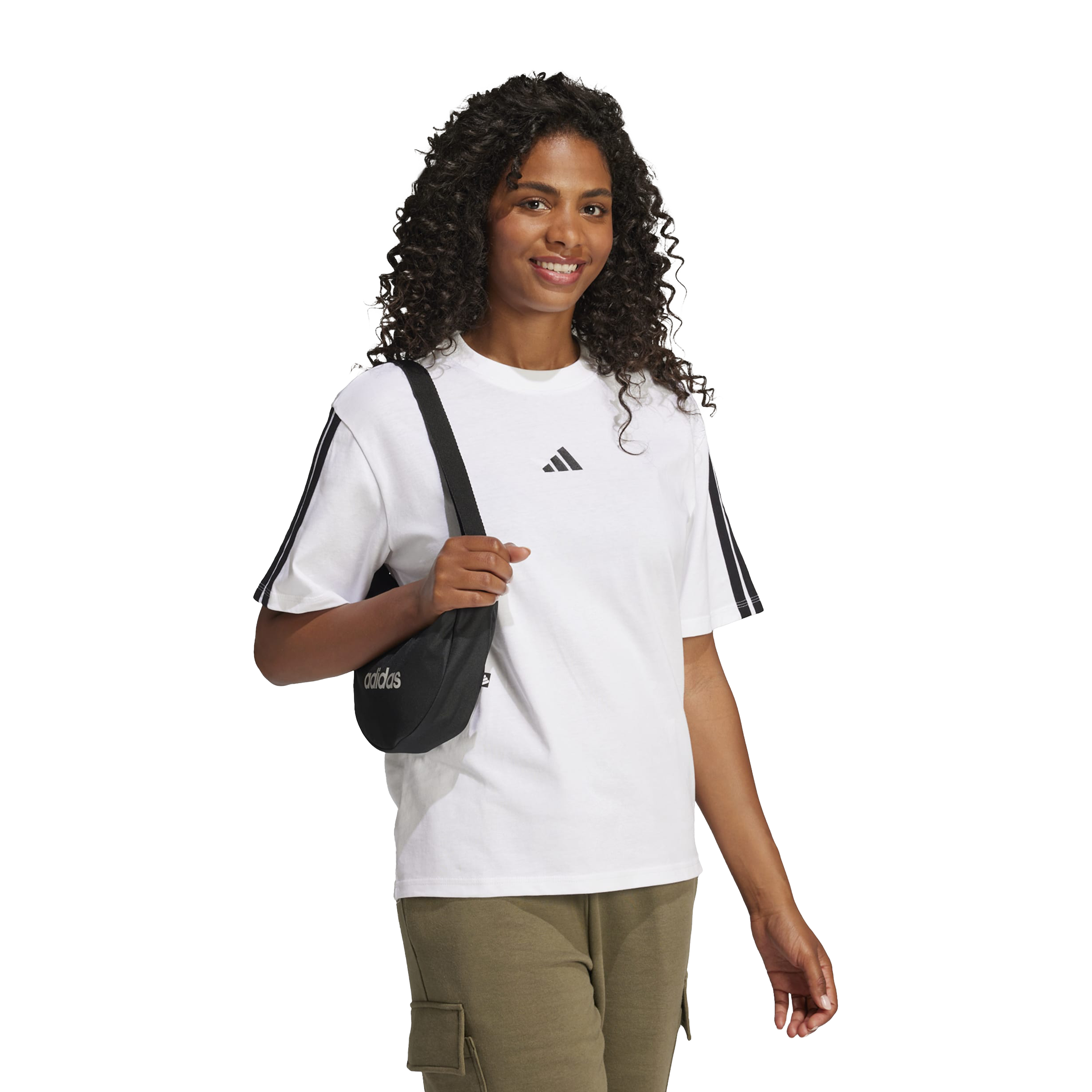 Adidas Essentials 3-Stripes Boyfriend Tee