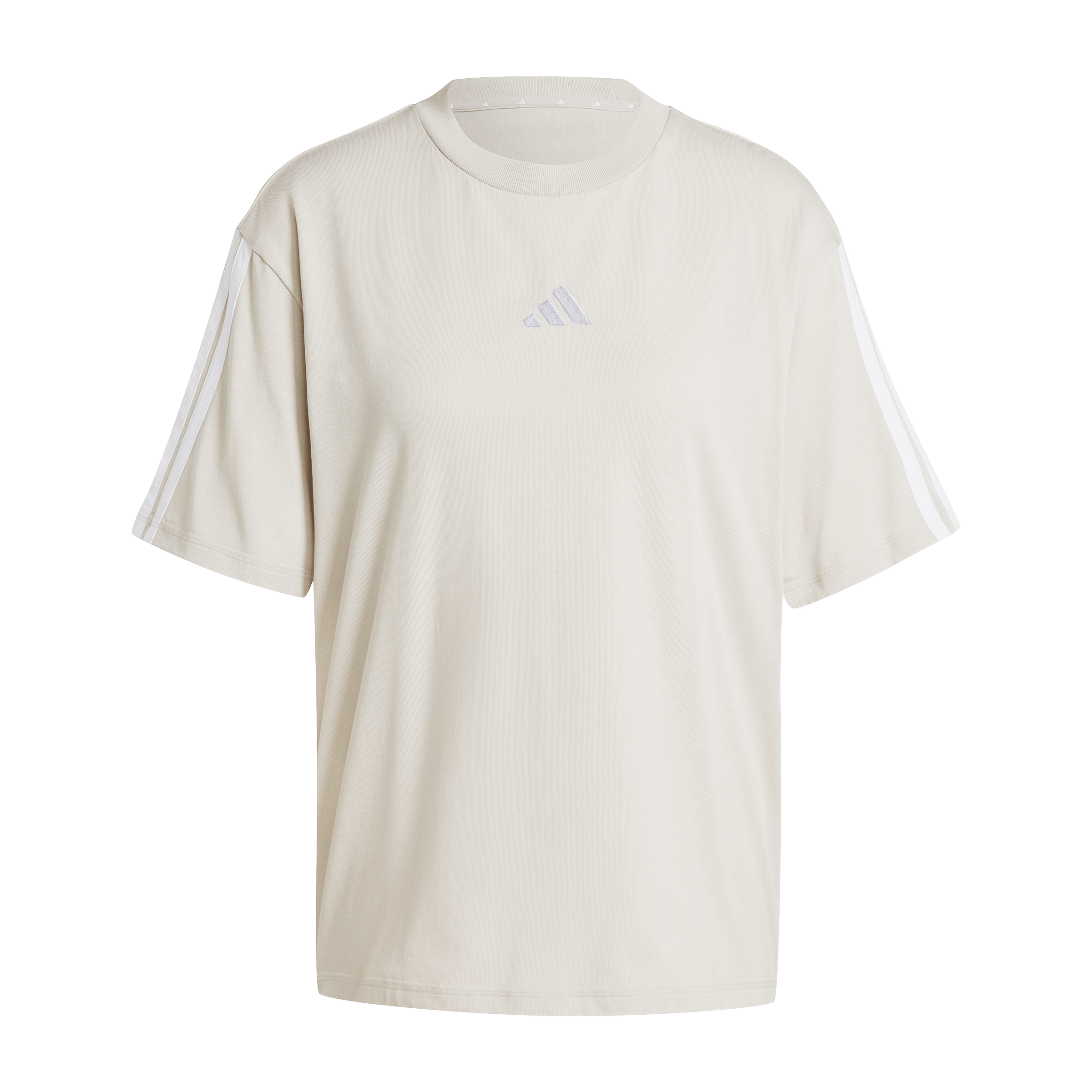 Womens Adidas Essentials 3 Stripes Boyfriend Tee