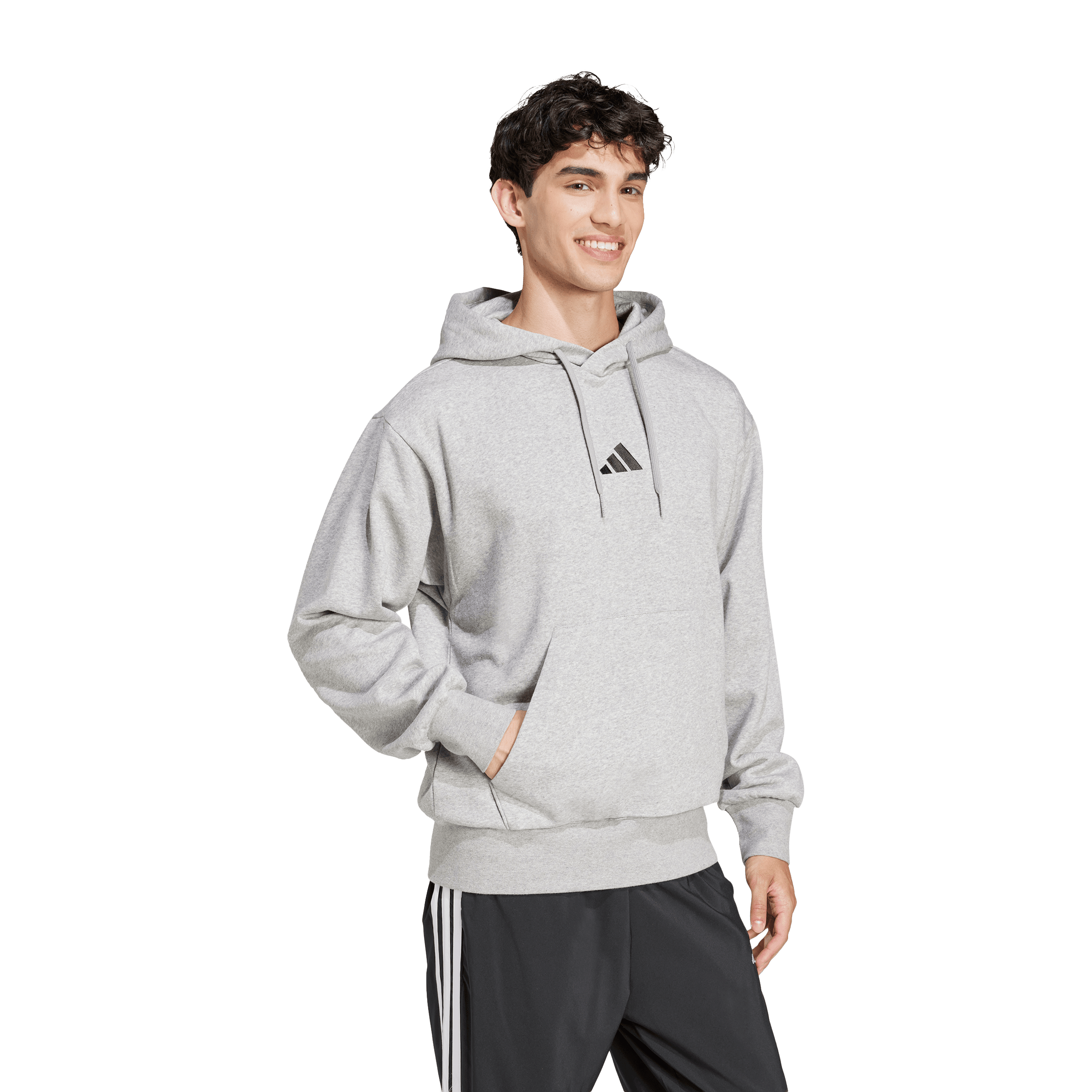 Mens adidas Essentials Feelcozy Fleece Hoodie