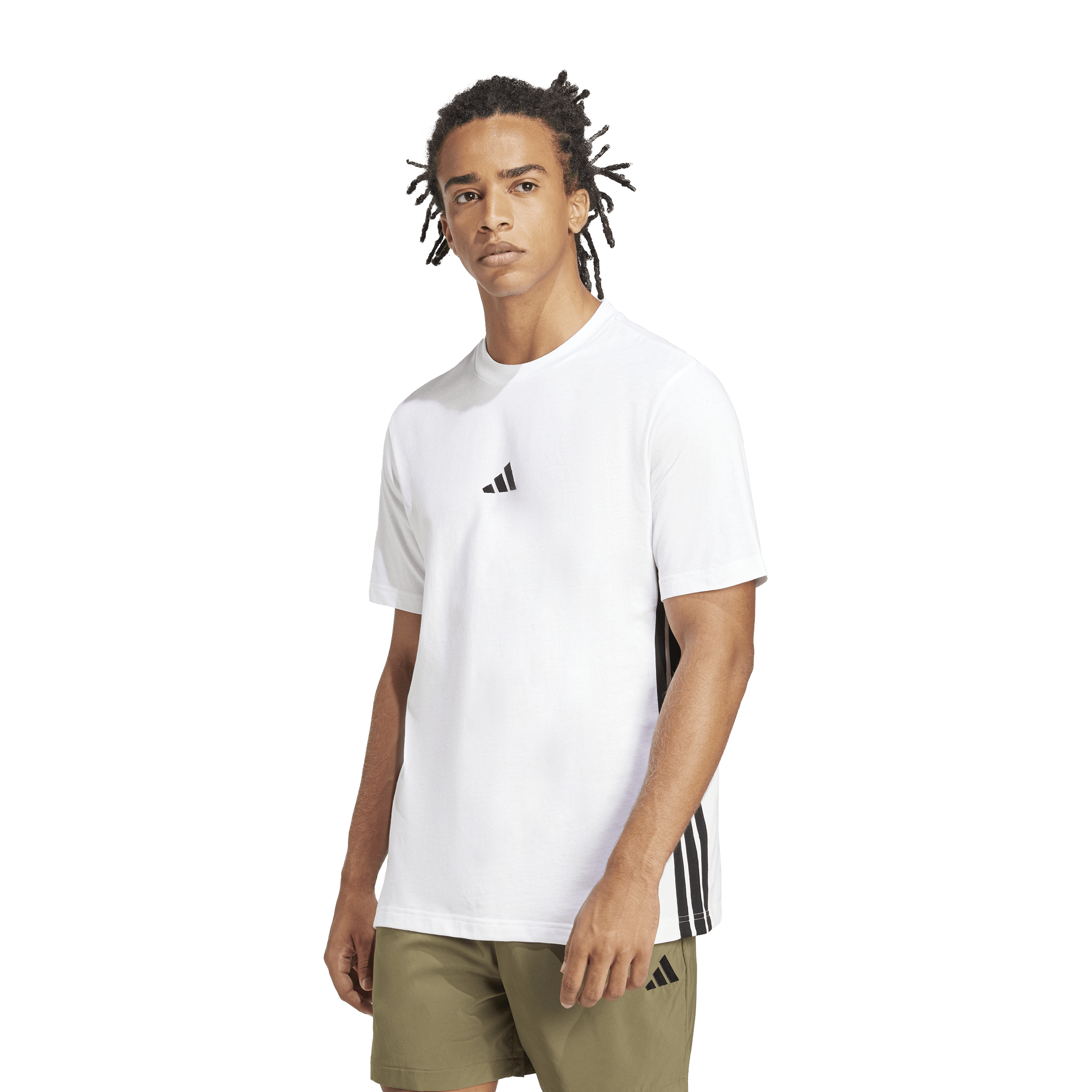 Adidas Essentials 3-Stripes Single Jersey Tee