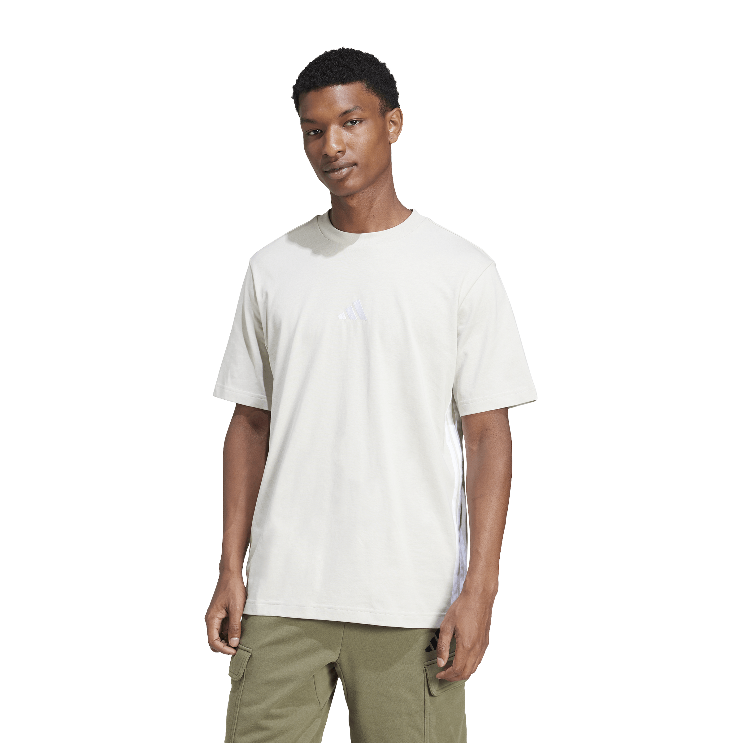 Adidas Essentials 3-Stripes Single Jersey Tee