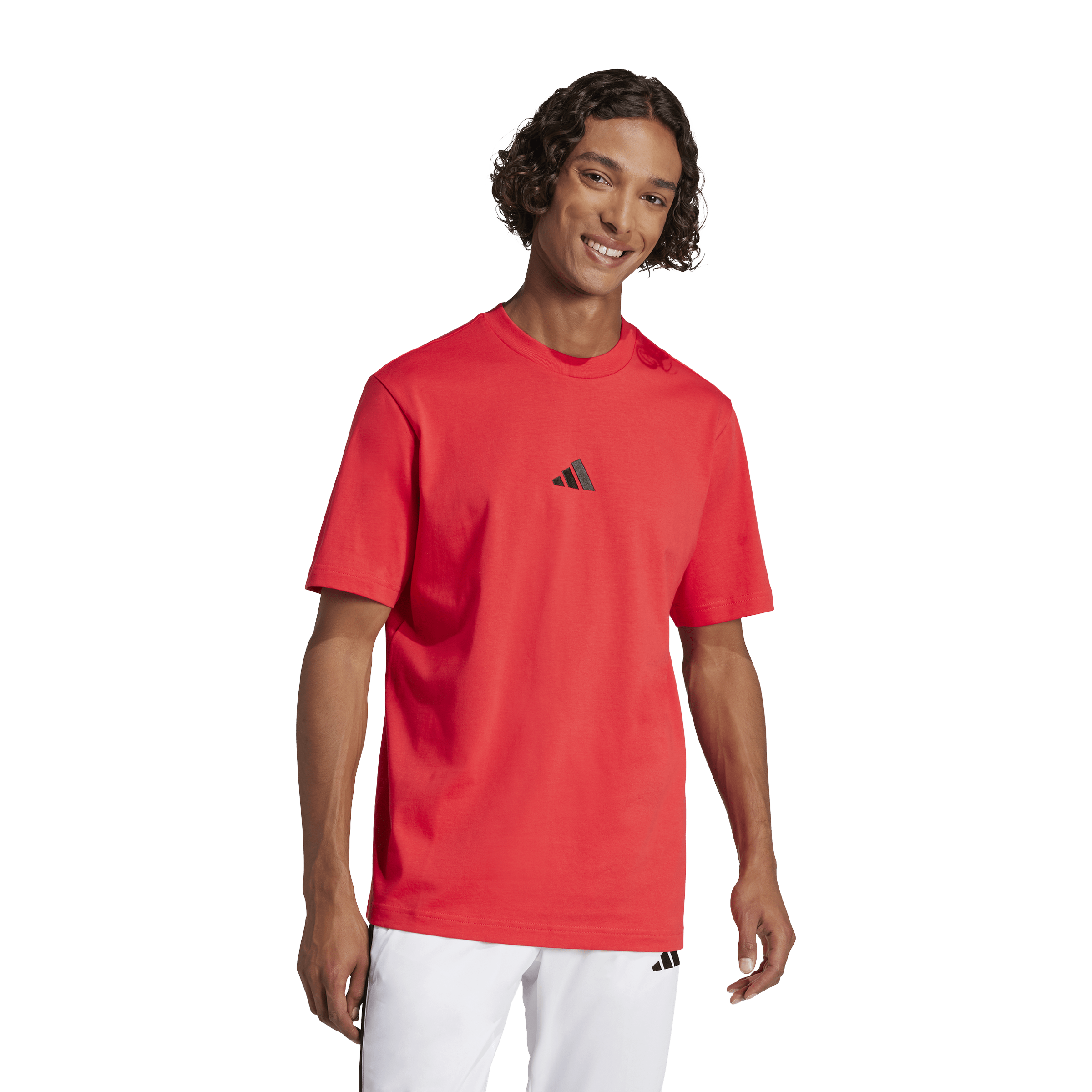 Adidas Essentials (Small Logo) Single Jersey Tee