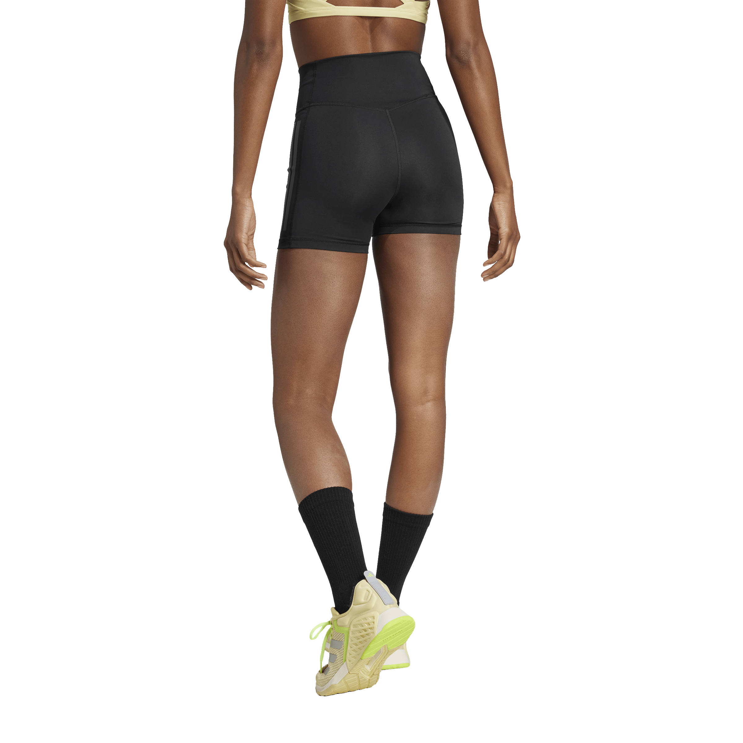 Adidas Optimé 3-Stripes 1/4 Short Leggings