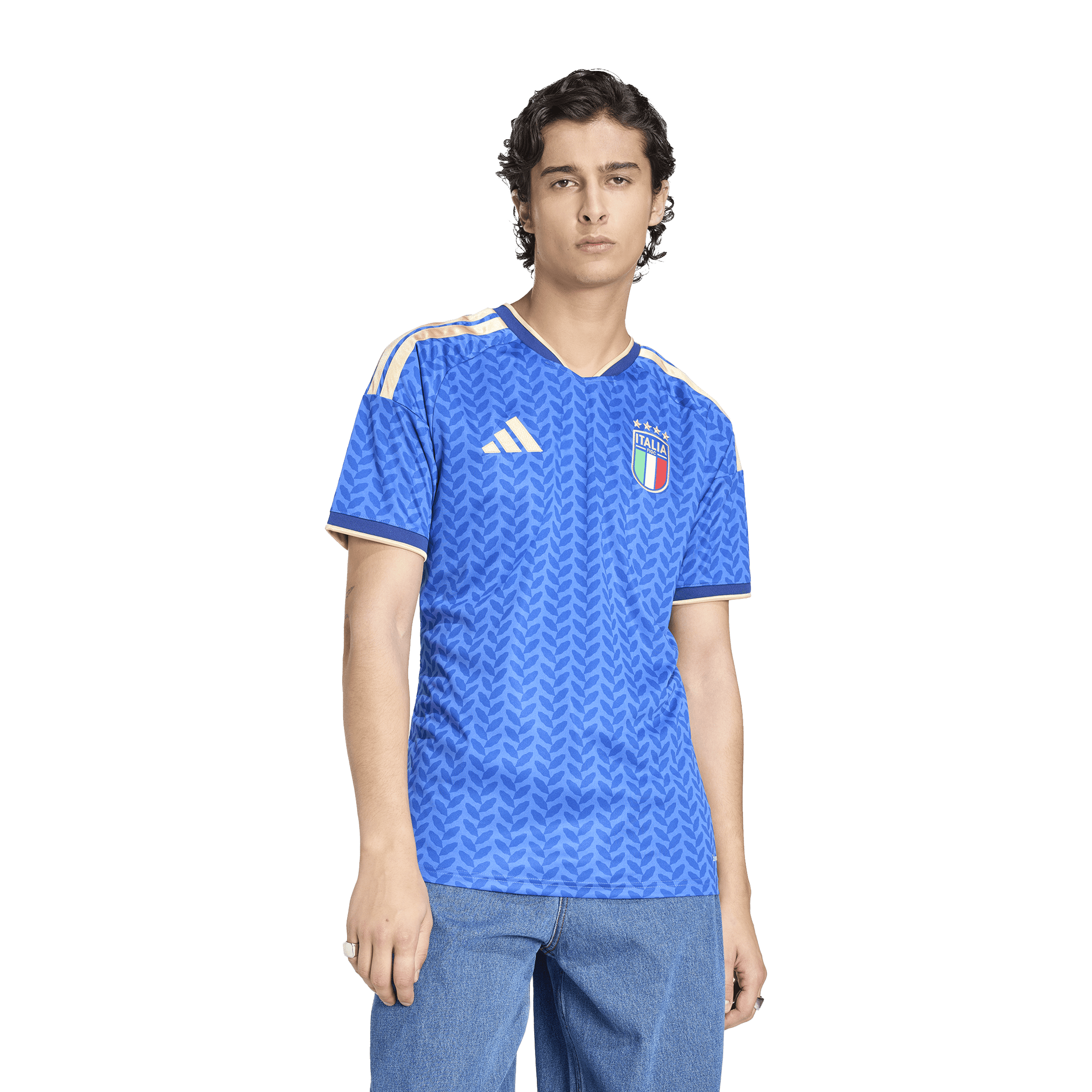 Mens Adidas Italy 26 Home Replica Football Jersey