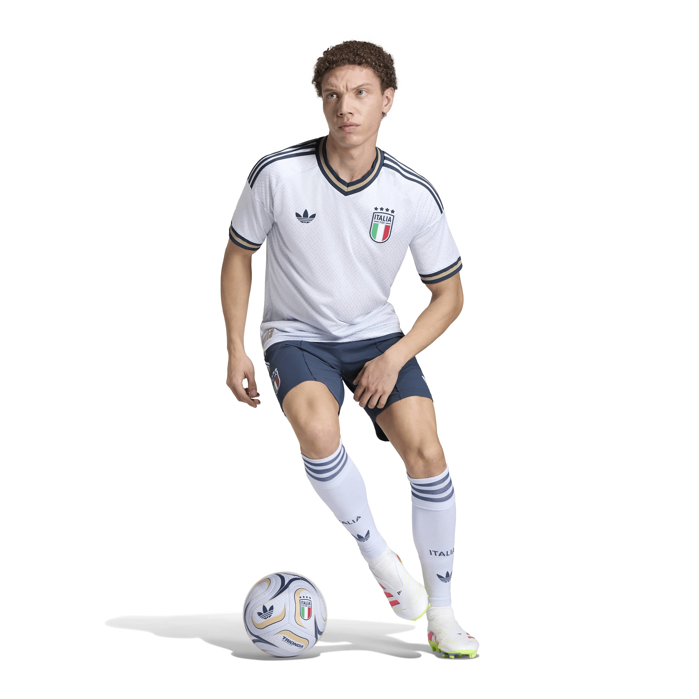 Mens Adidas Italy 26 Away Authentic Football Jersey