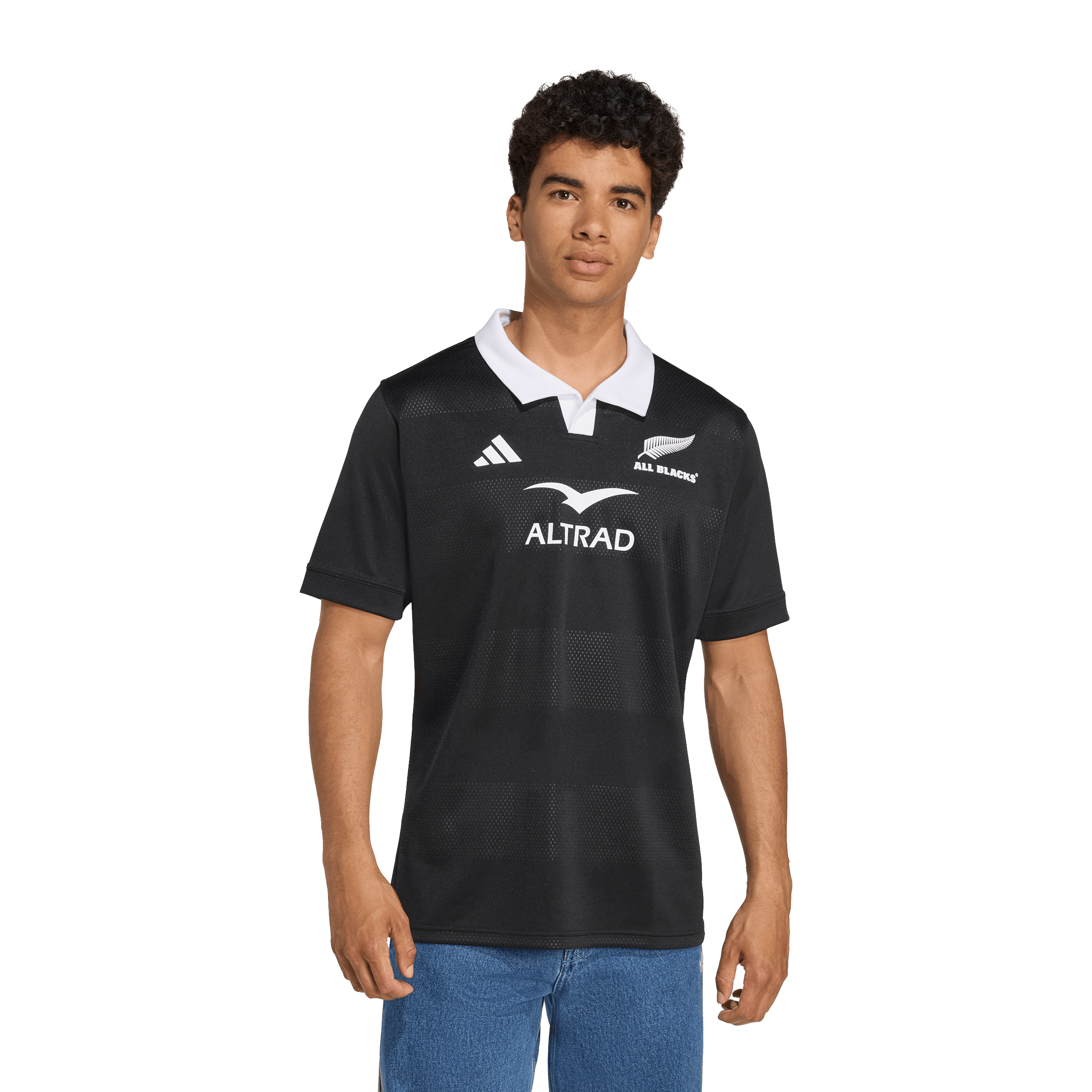 Mens adidas All Blacks Home Replica Rugby Jersey