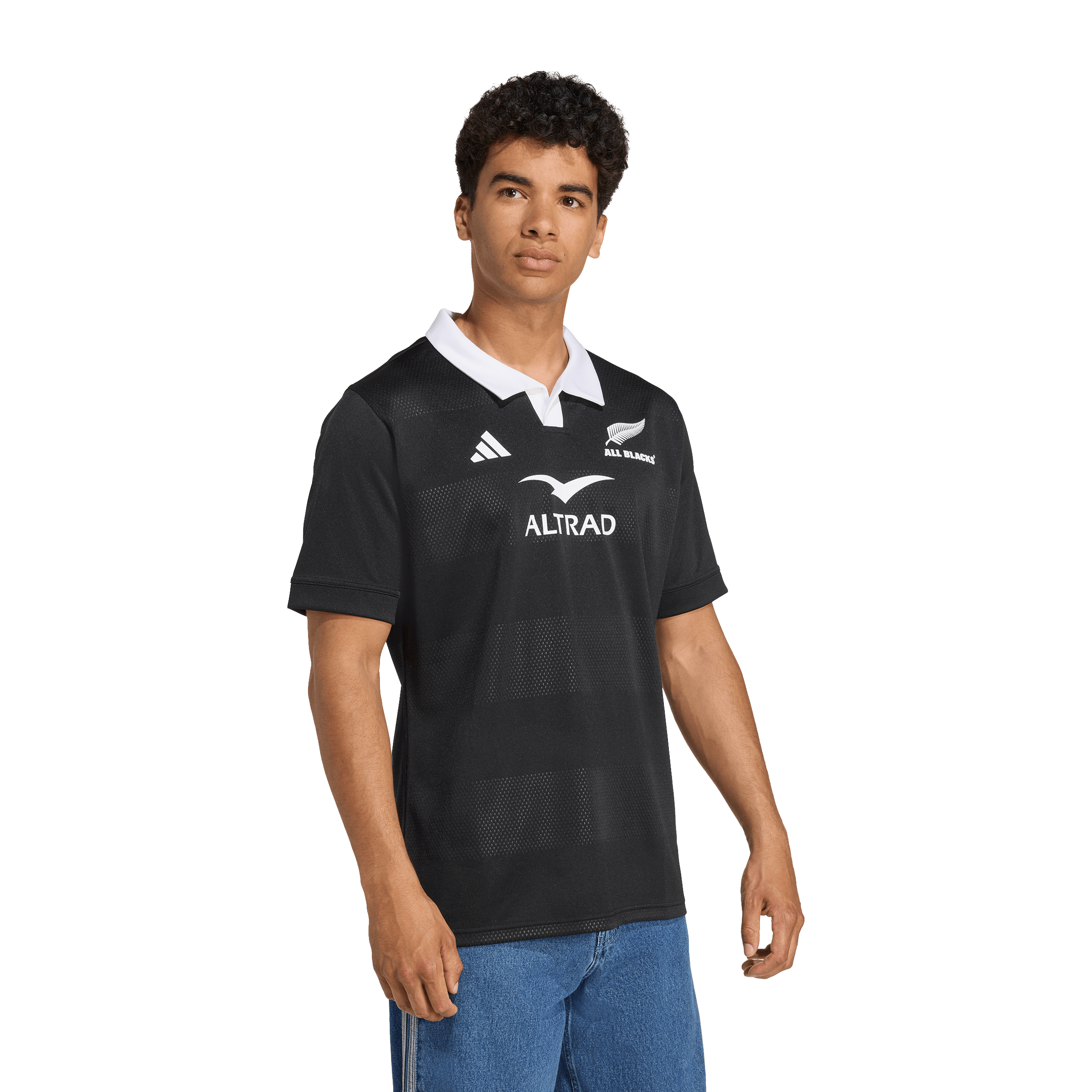 Mens adidas All Blacks Home Replica Rugby Jersey