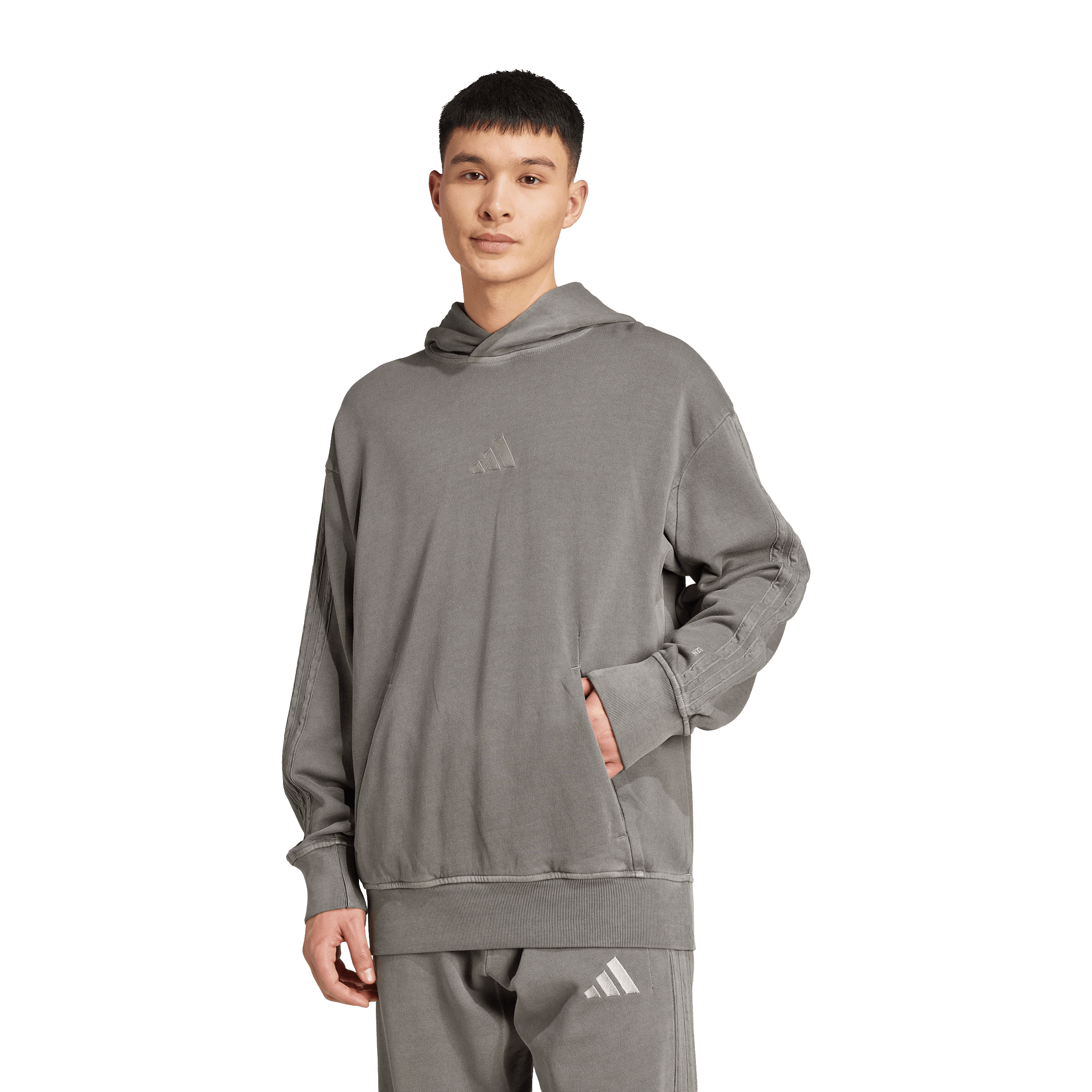 Mens Adidas ALL SZN French Terry Washed Hoodie