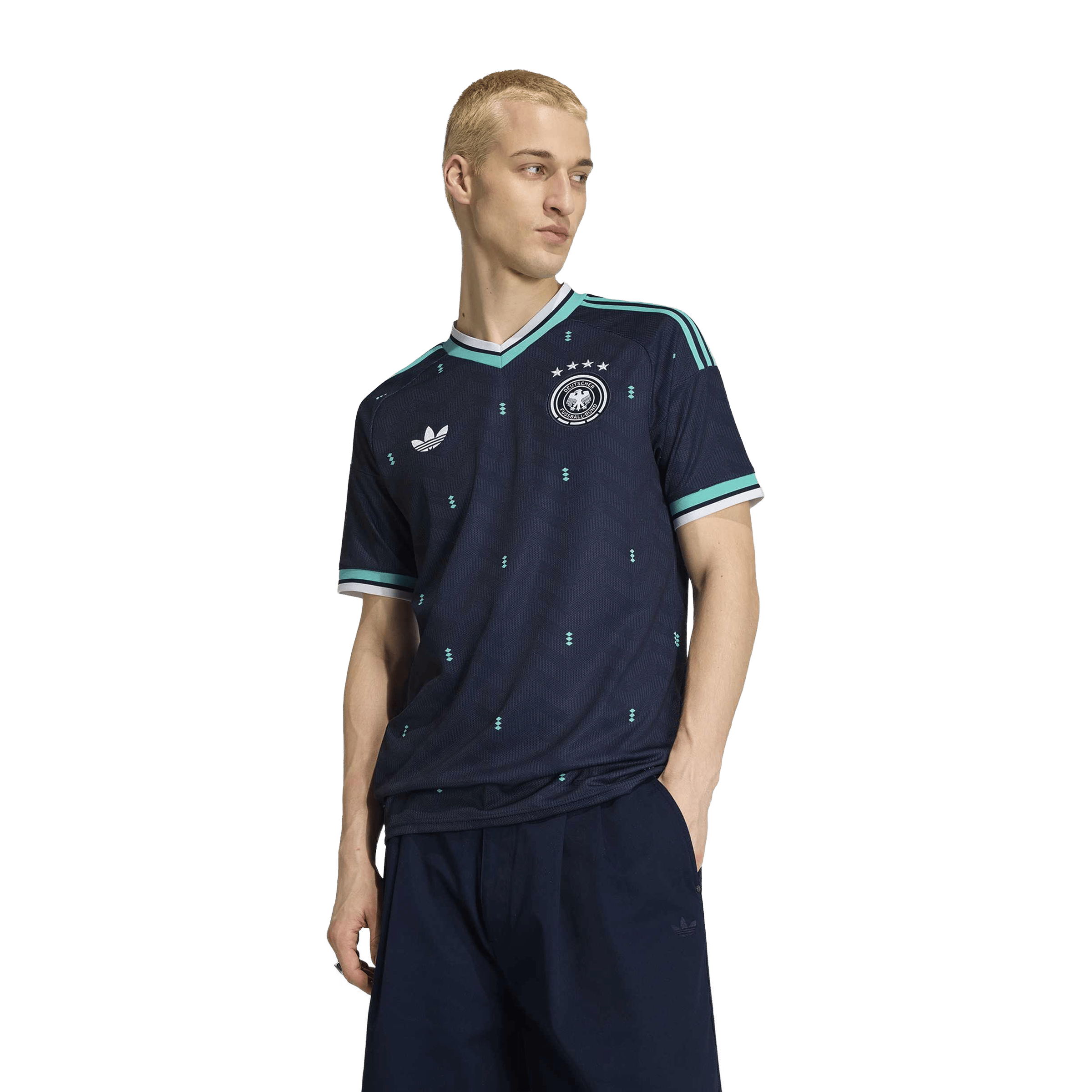 Mens Adidas Germany 26 Away Replica Football Jersey