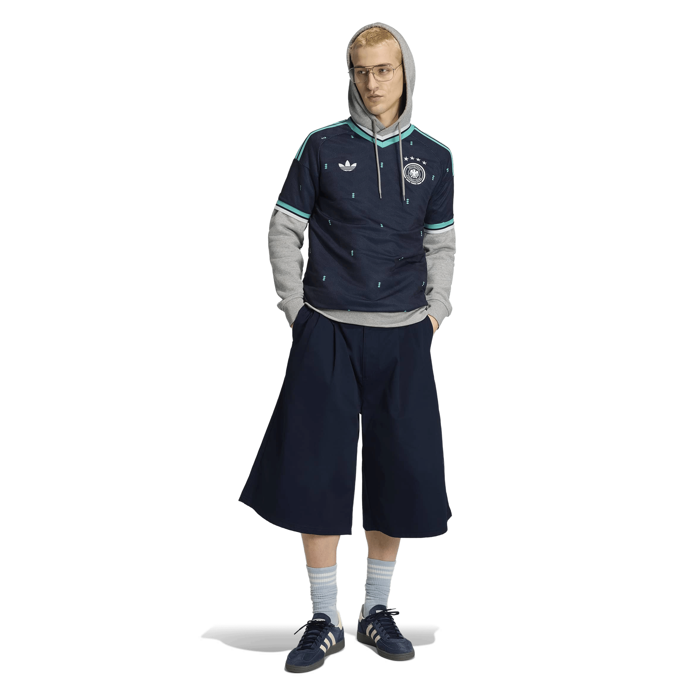 Mens Adidas Germany 26 Away Replica Football Jersey