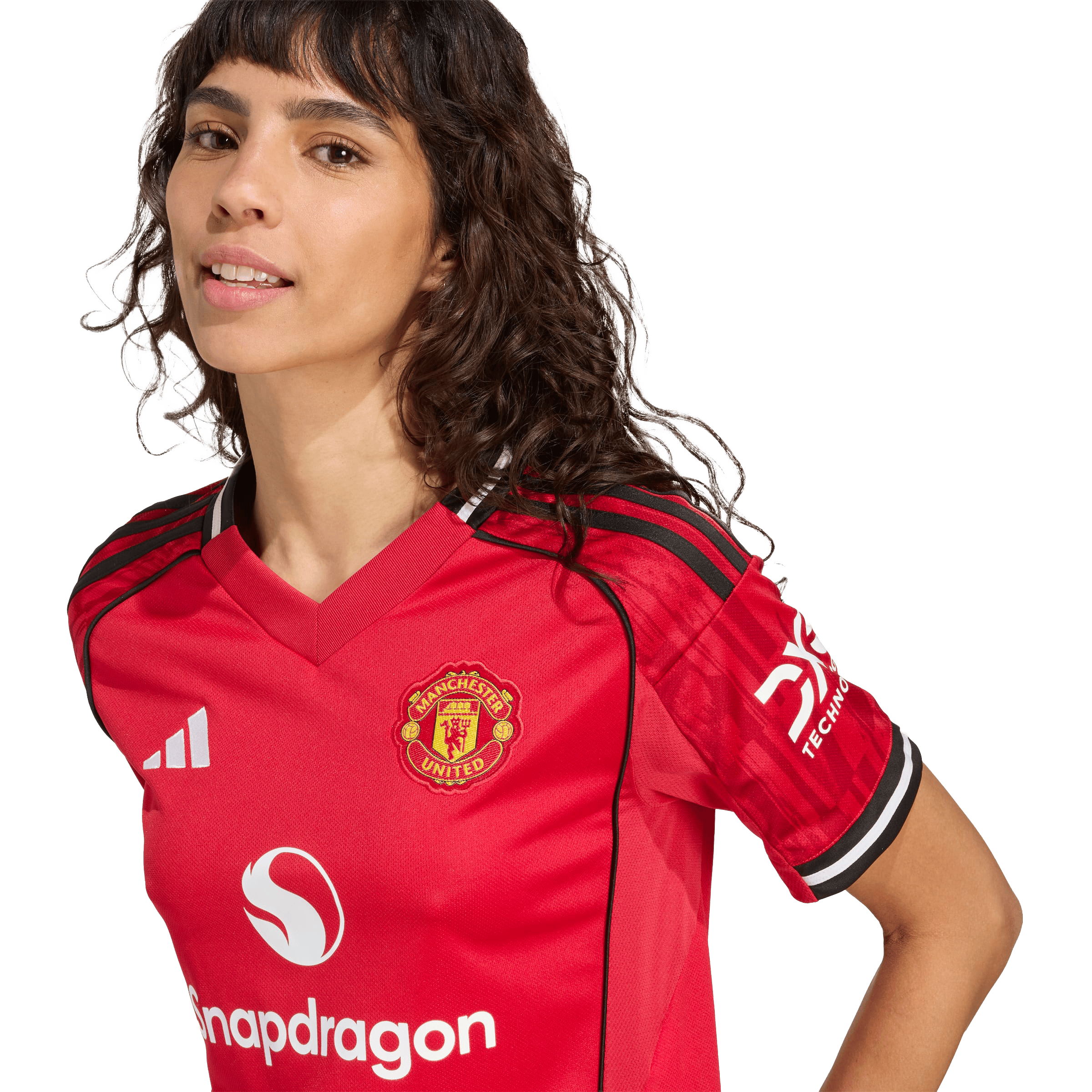Womens adidas Manchester United 25/26 Home Football Jersey