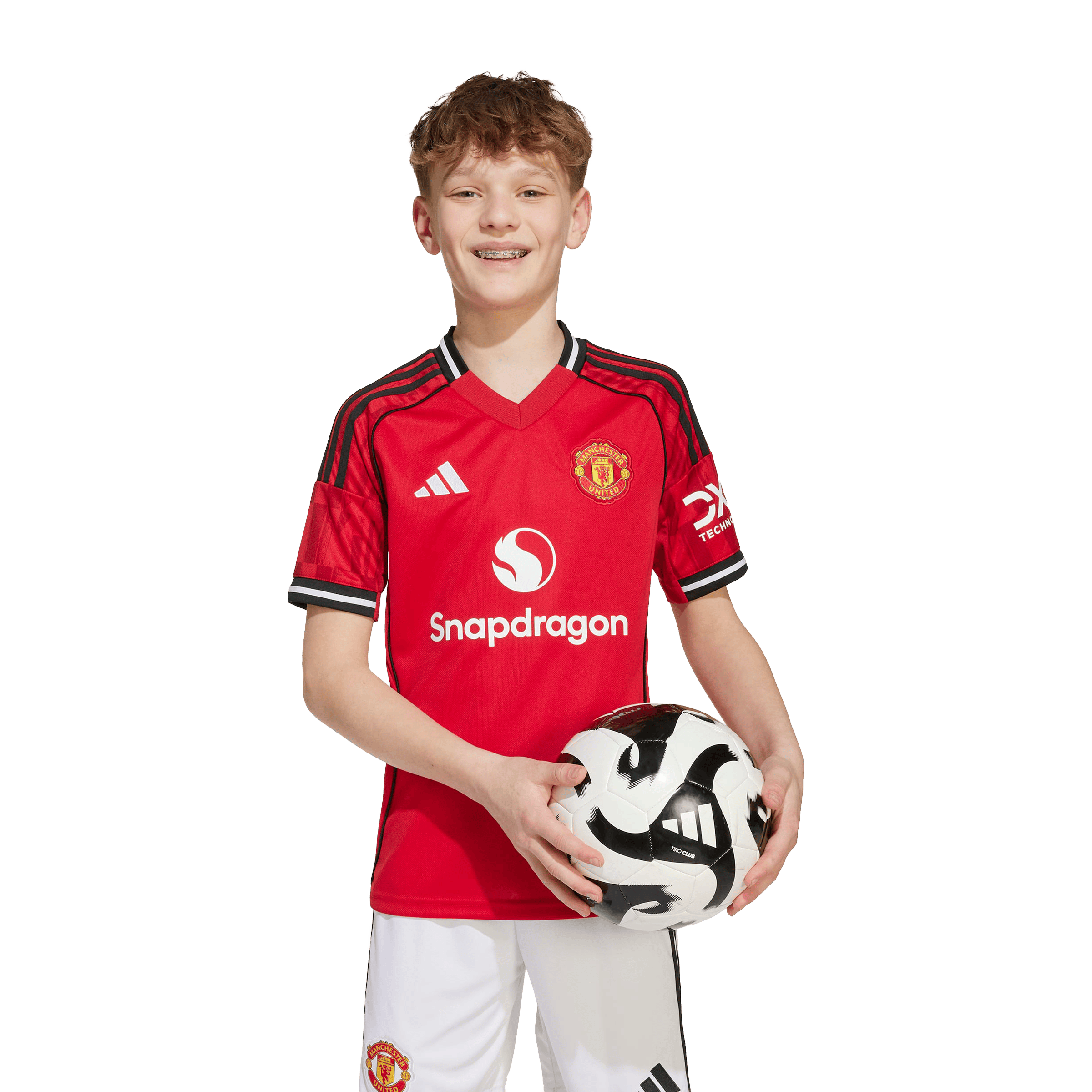 Kids Adidas Manchester United 25/26 Home Jersey