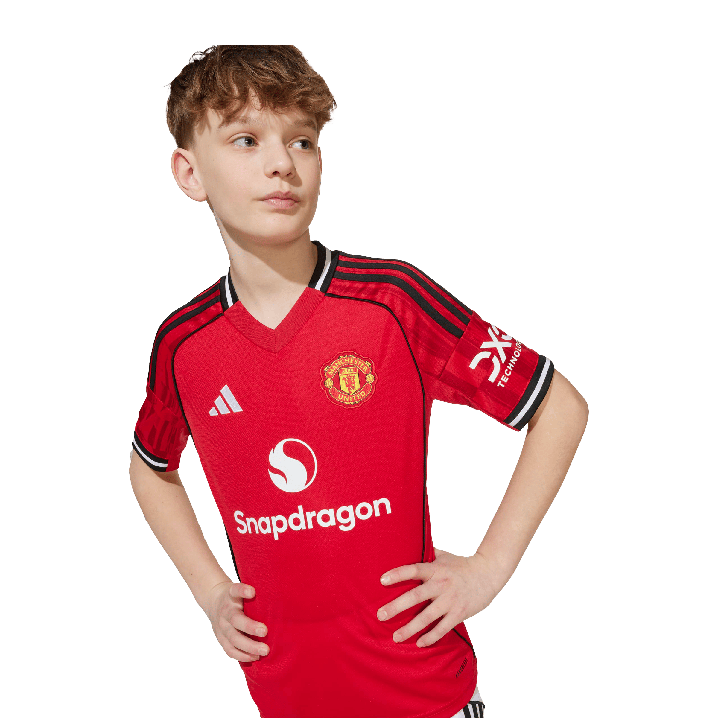 Kids Adidas Manchester United 25/26 Home Jersey
