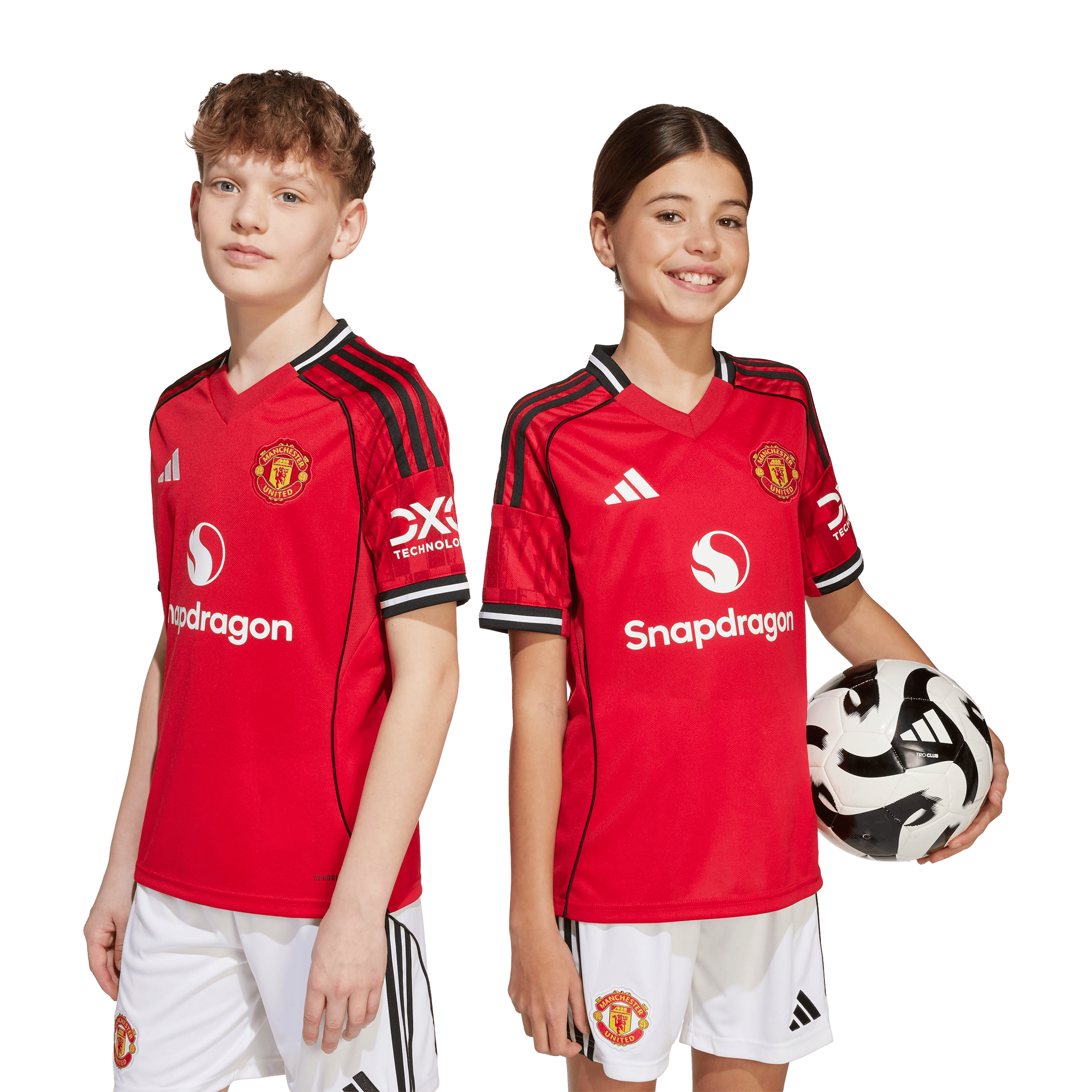 Kids Adidas Manchester United 25/26 Home Jersey