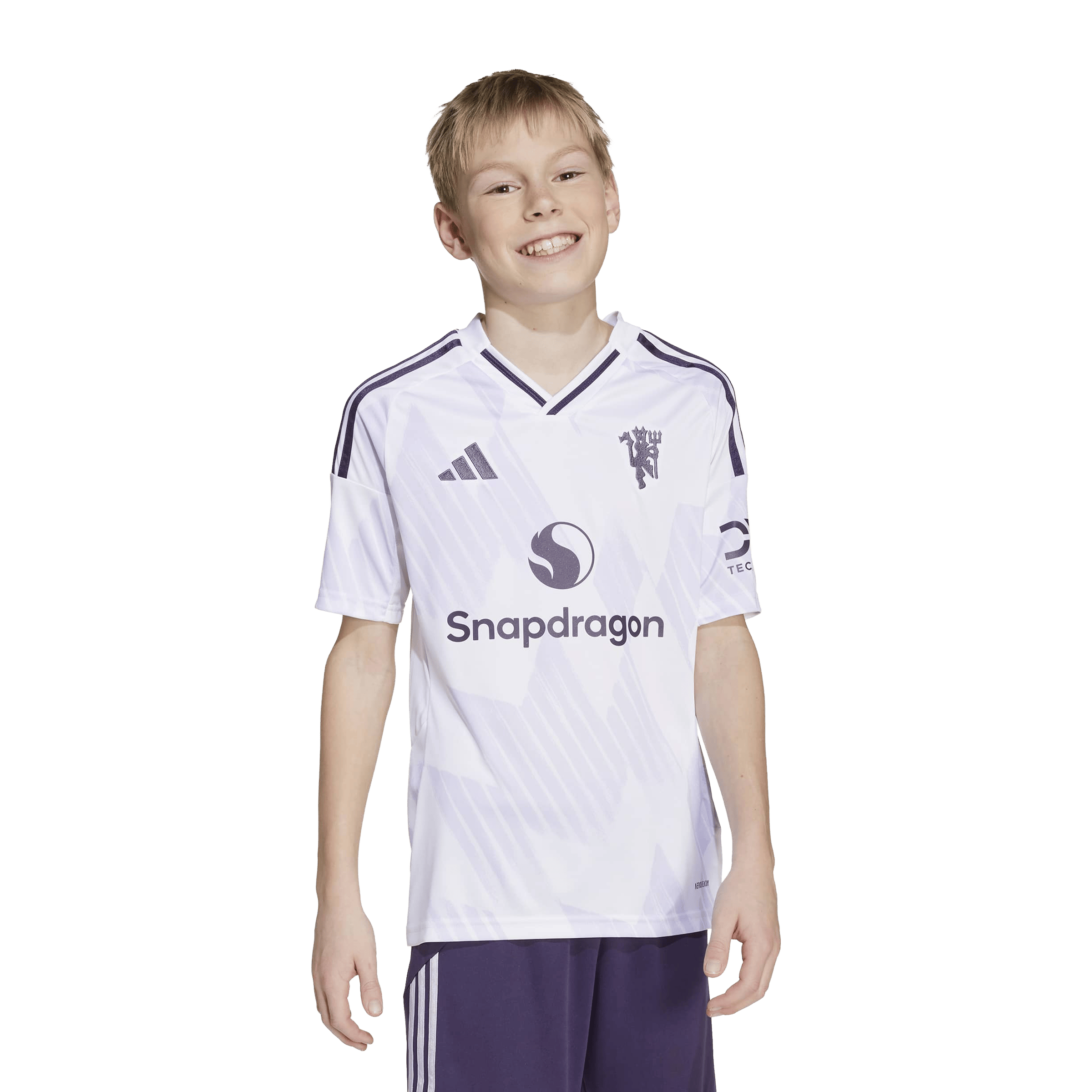 Kids adidas Manchester United 25/26 Away Football Jersey