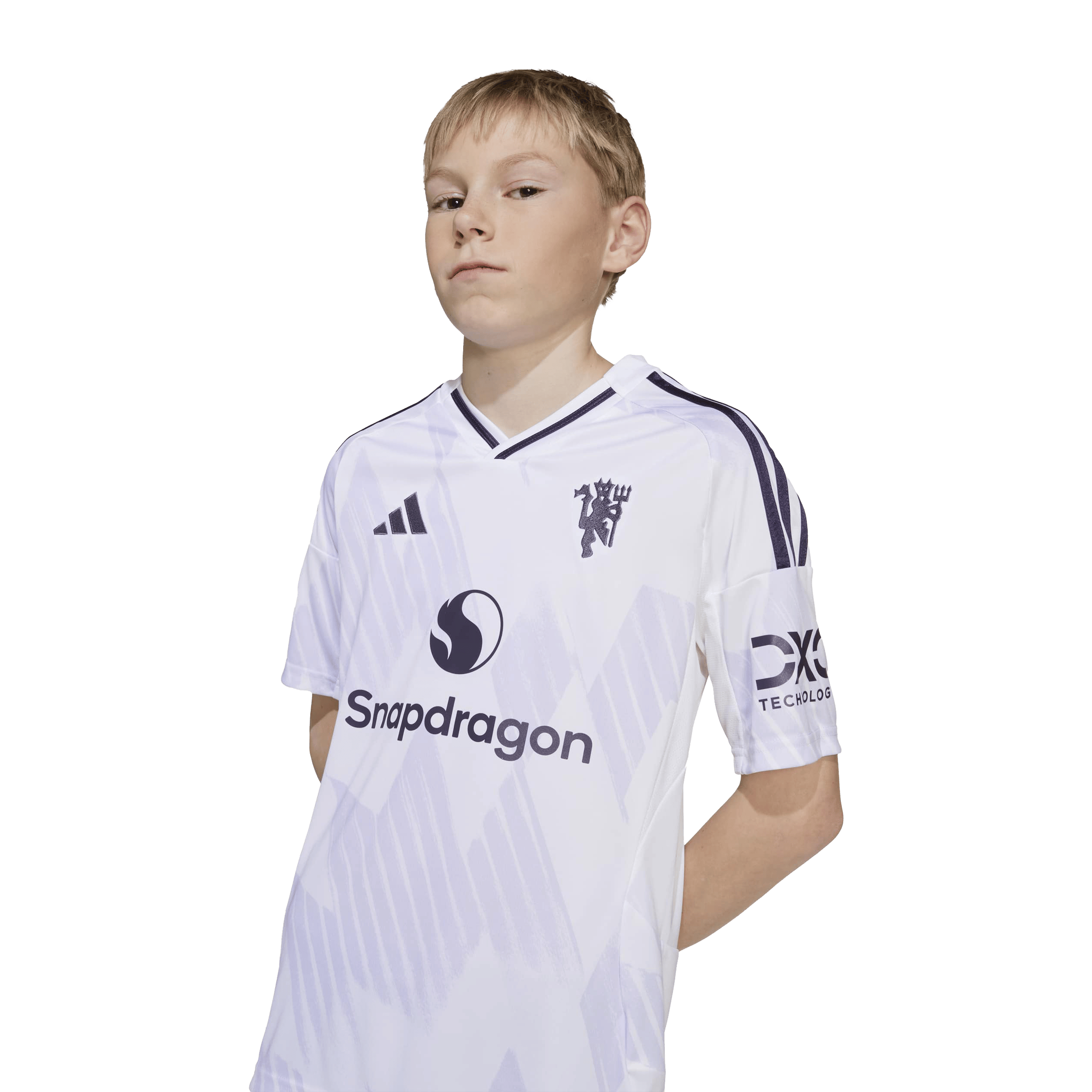 Kids adidas Manchester United 25/26 Away Football Jersey