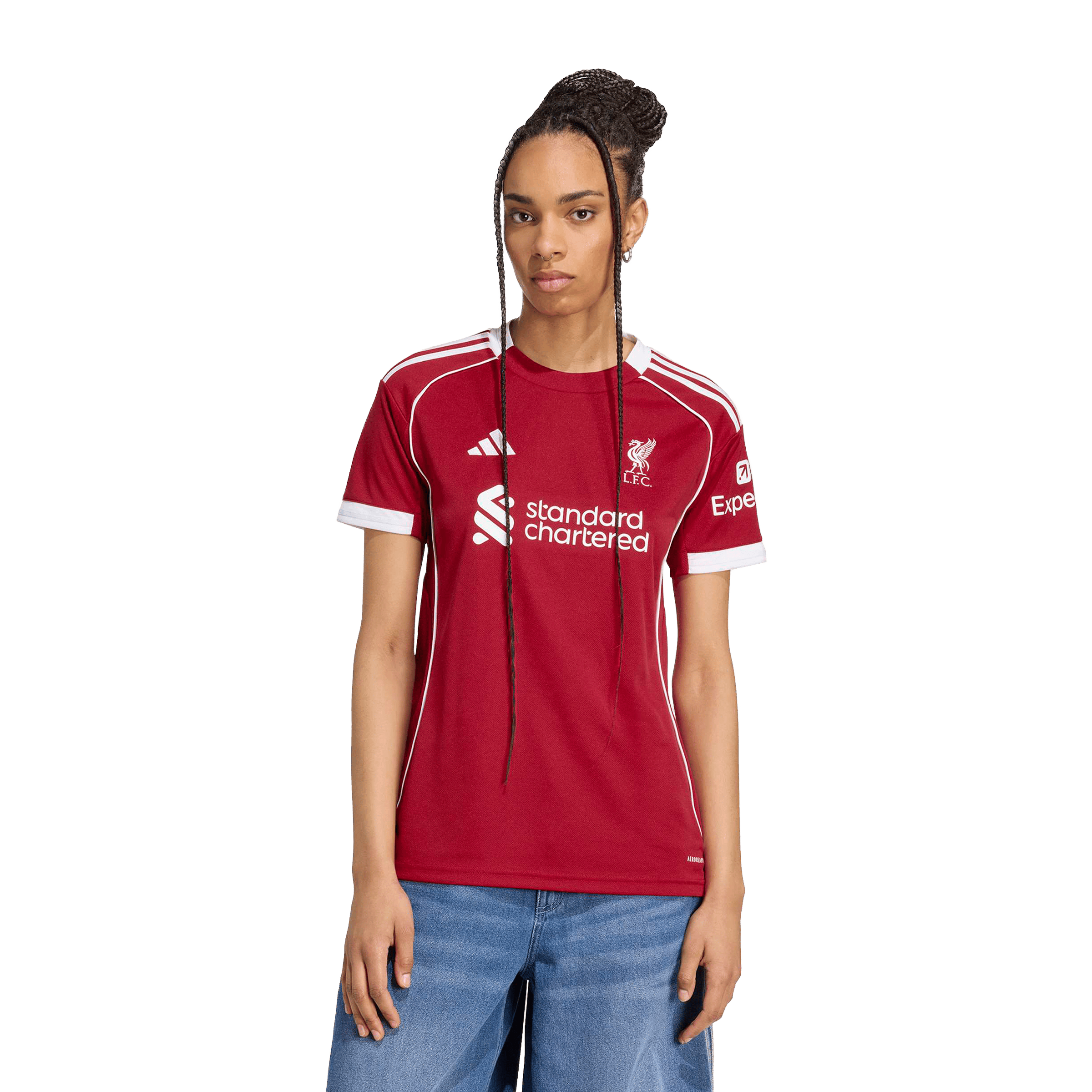 Womens adidas Liverpool 25/26 Home Football Jersey