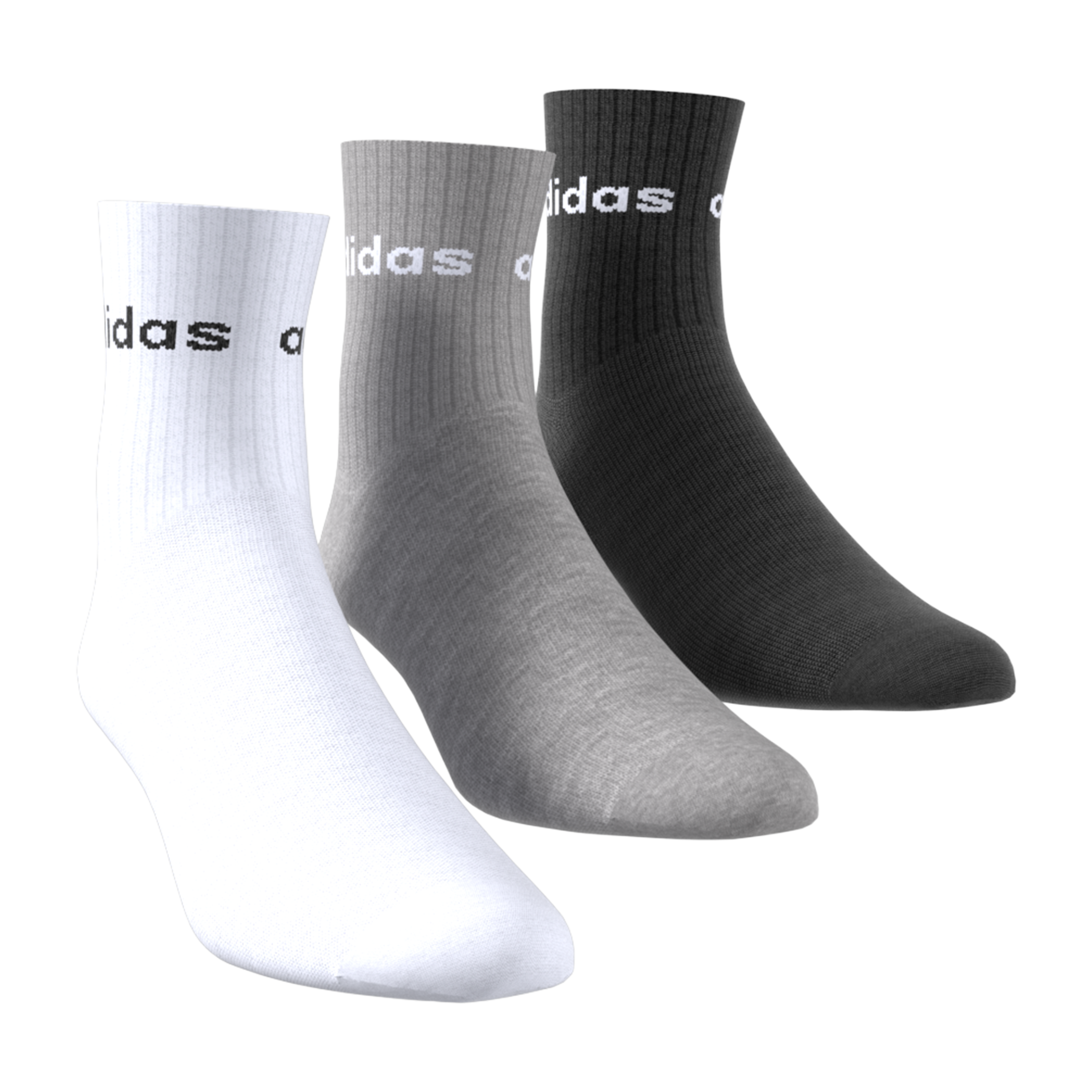 Adidas Linear (3pk) Crew Socks