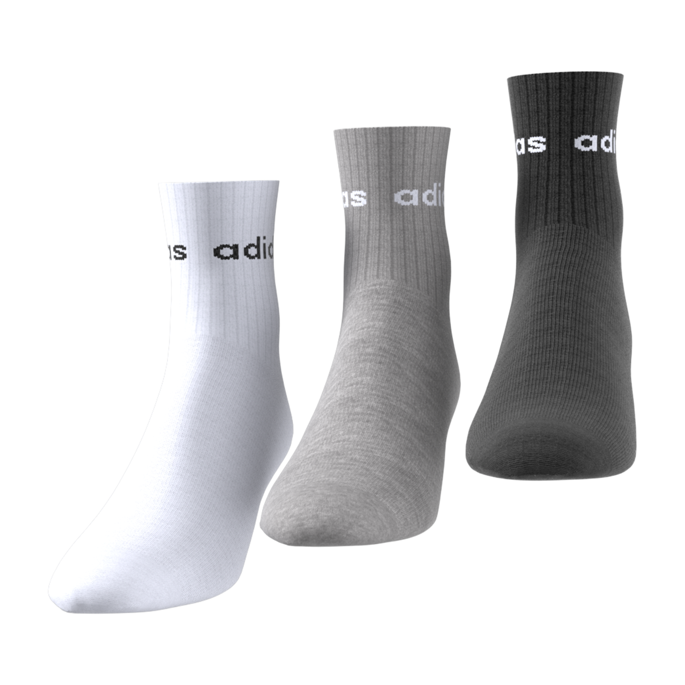 Adidas Linear (3pk) Crew Socks