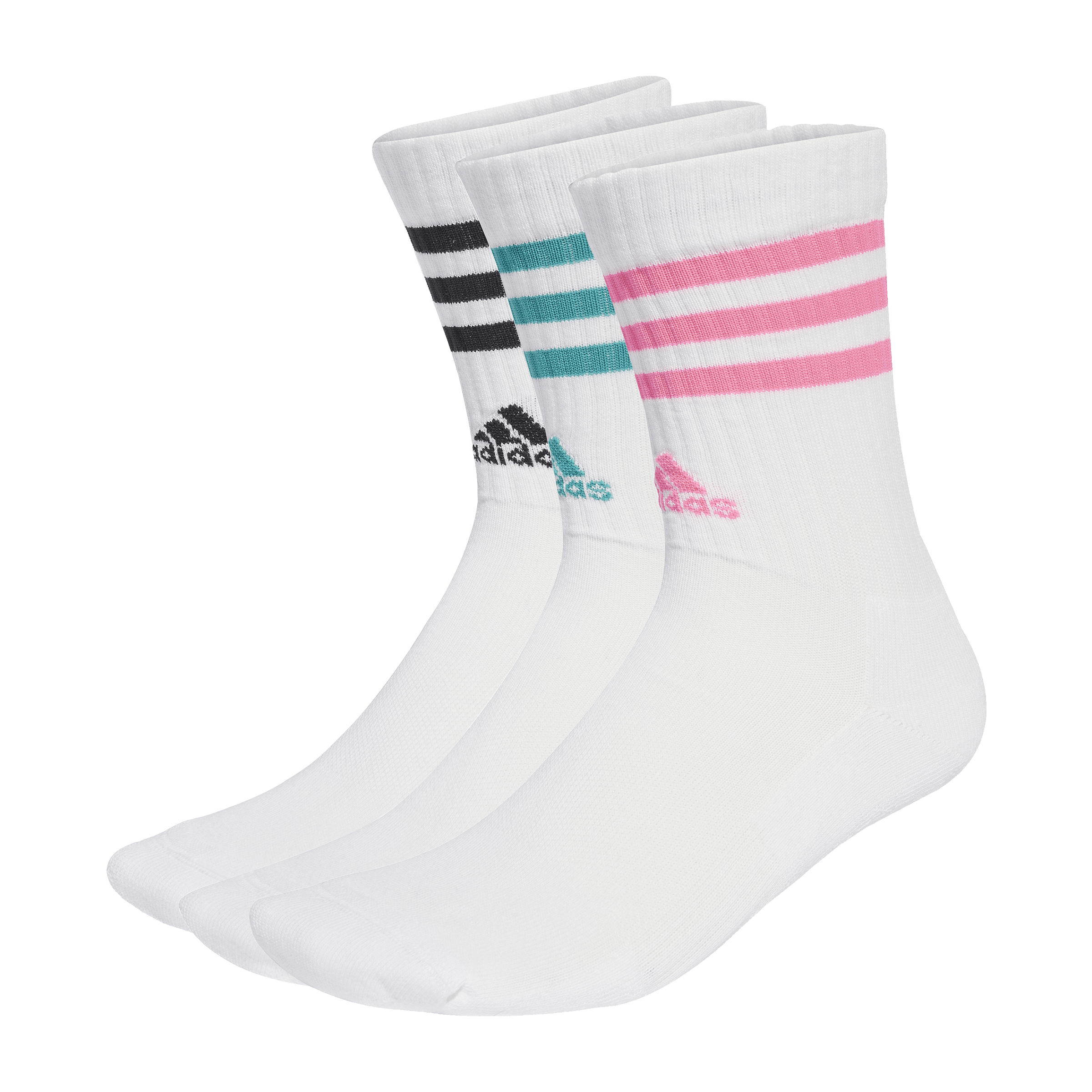 Adidas 3-Stripes Cushioned (3pk) Crew Socks