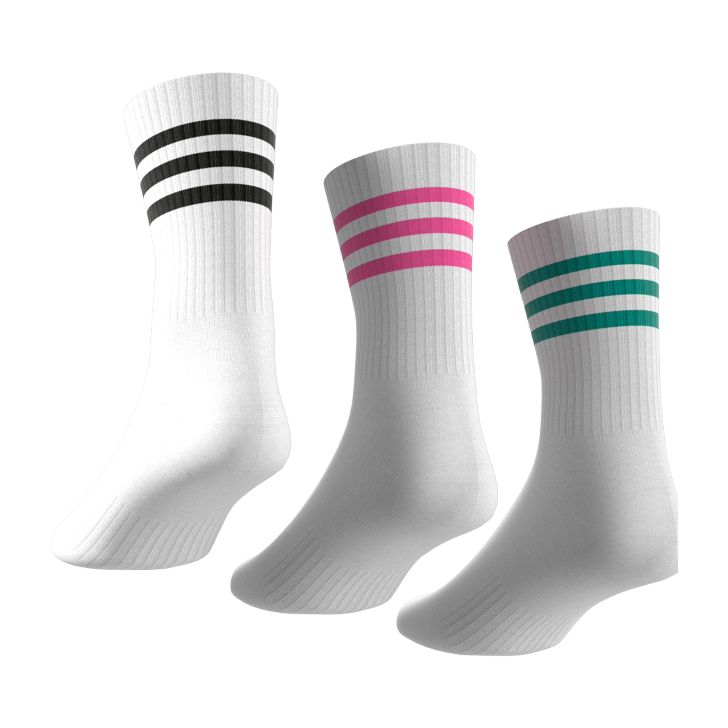 Adidas 3-Stripes Cushioned (3pk) Crew Socks
