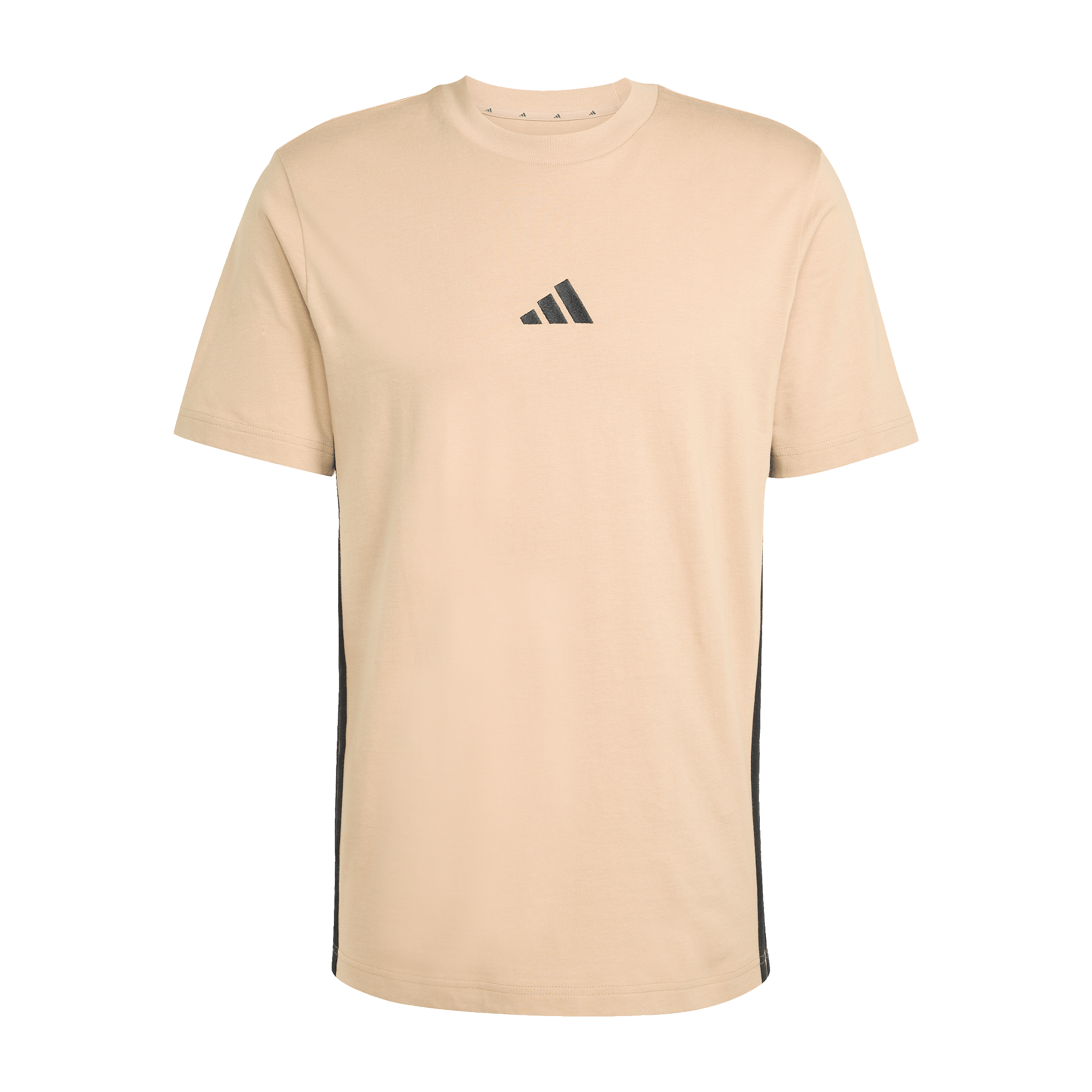 Mens Adidas Essentials 3-Stripes Single Jersey Tee