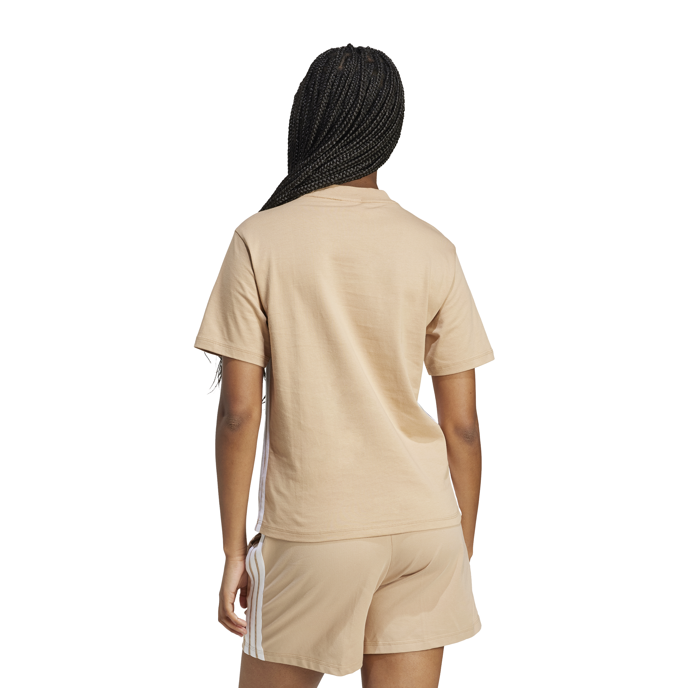 Adidas Essentials 3-Stripes Cotton Tee