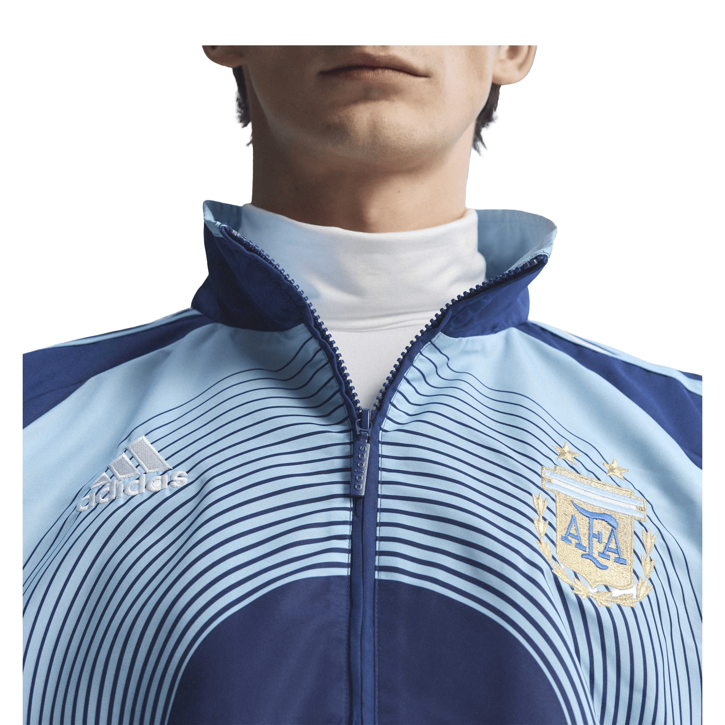 Mens Adidas Argentina 25/26 Home Football Track Jacket