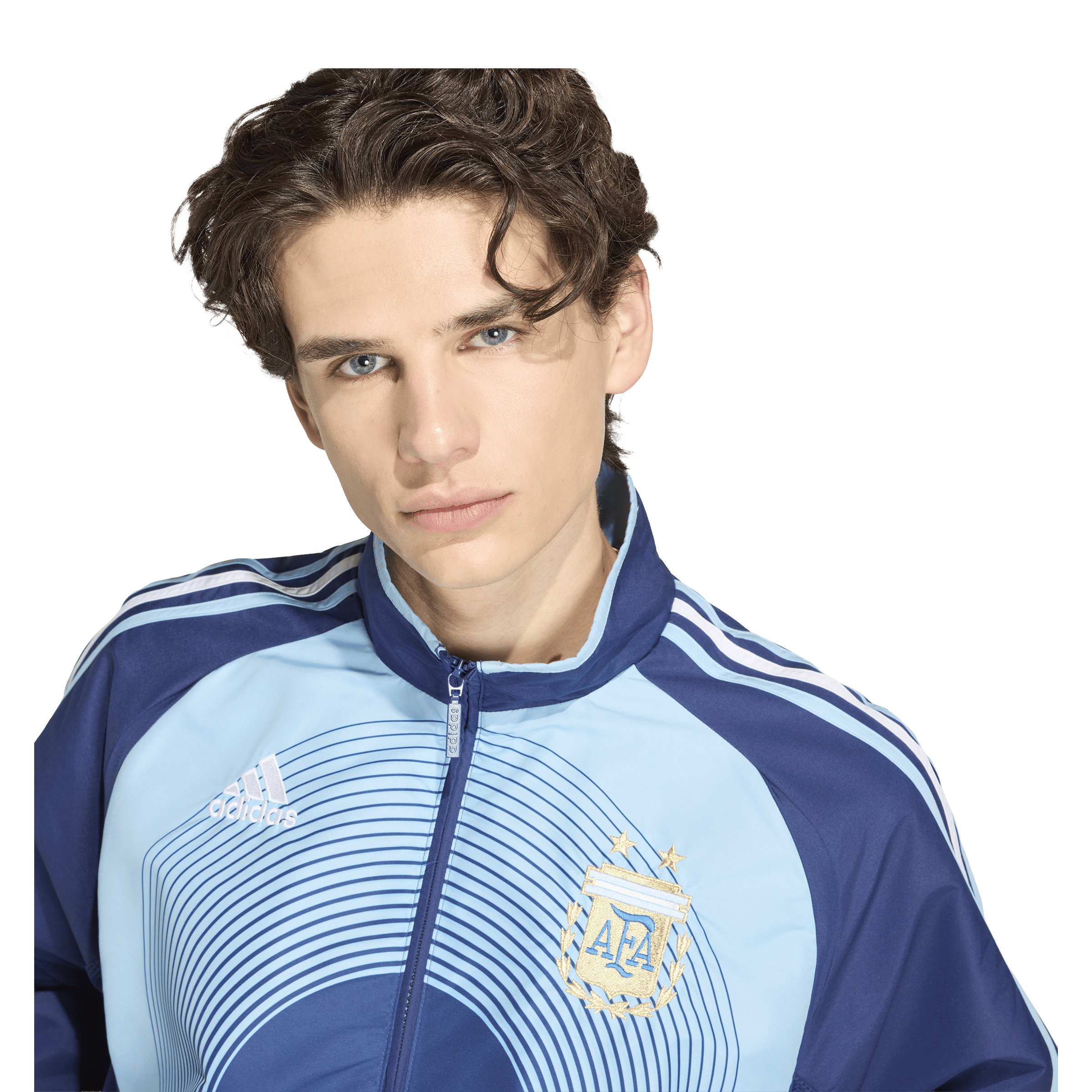 Mens Adidas Argentina 25/26 Home Football Track Jacket
