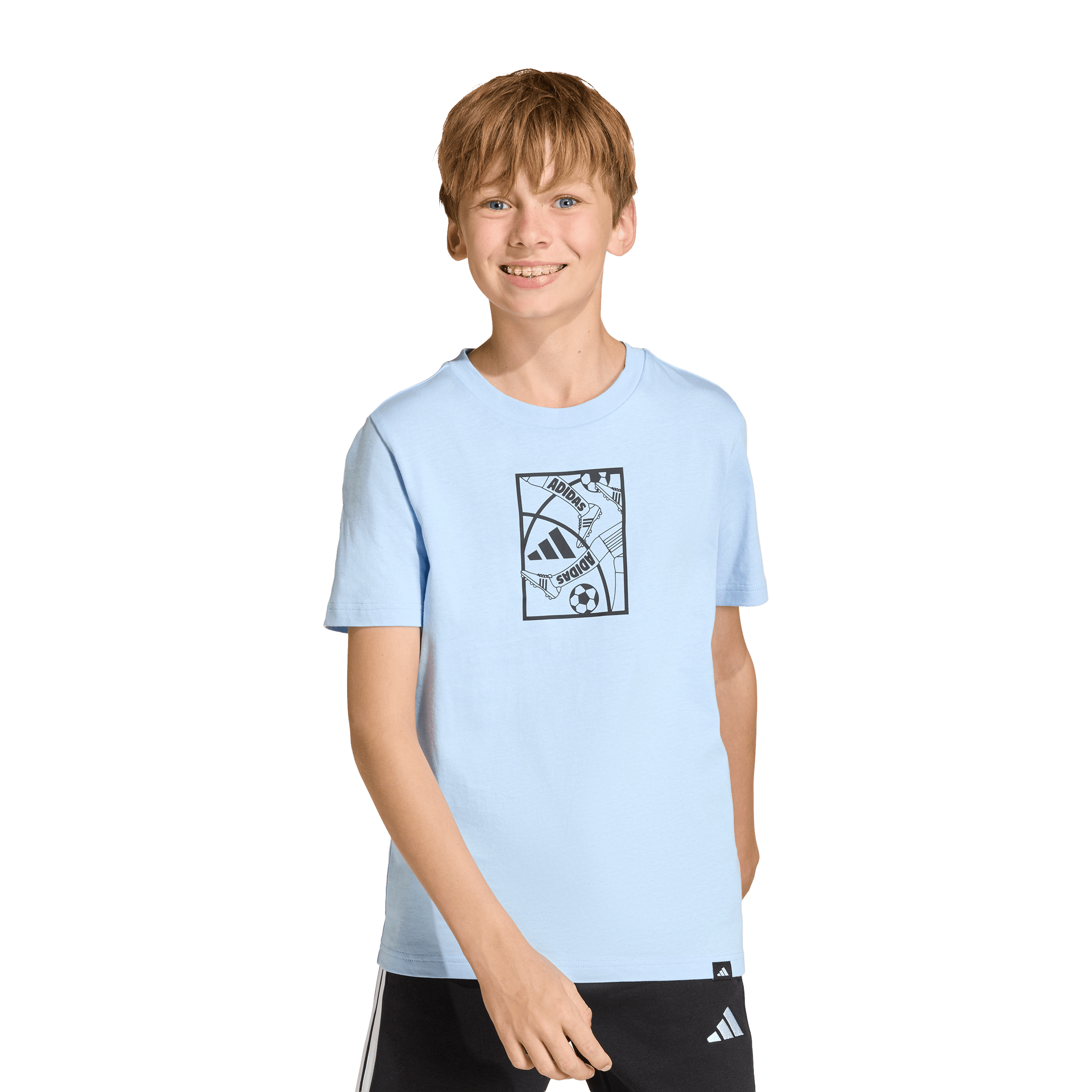 Kids Adidas Football Graphic Tee