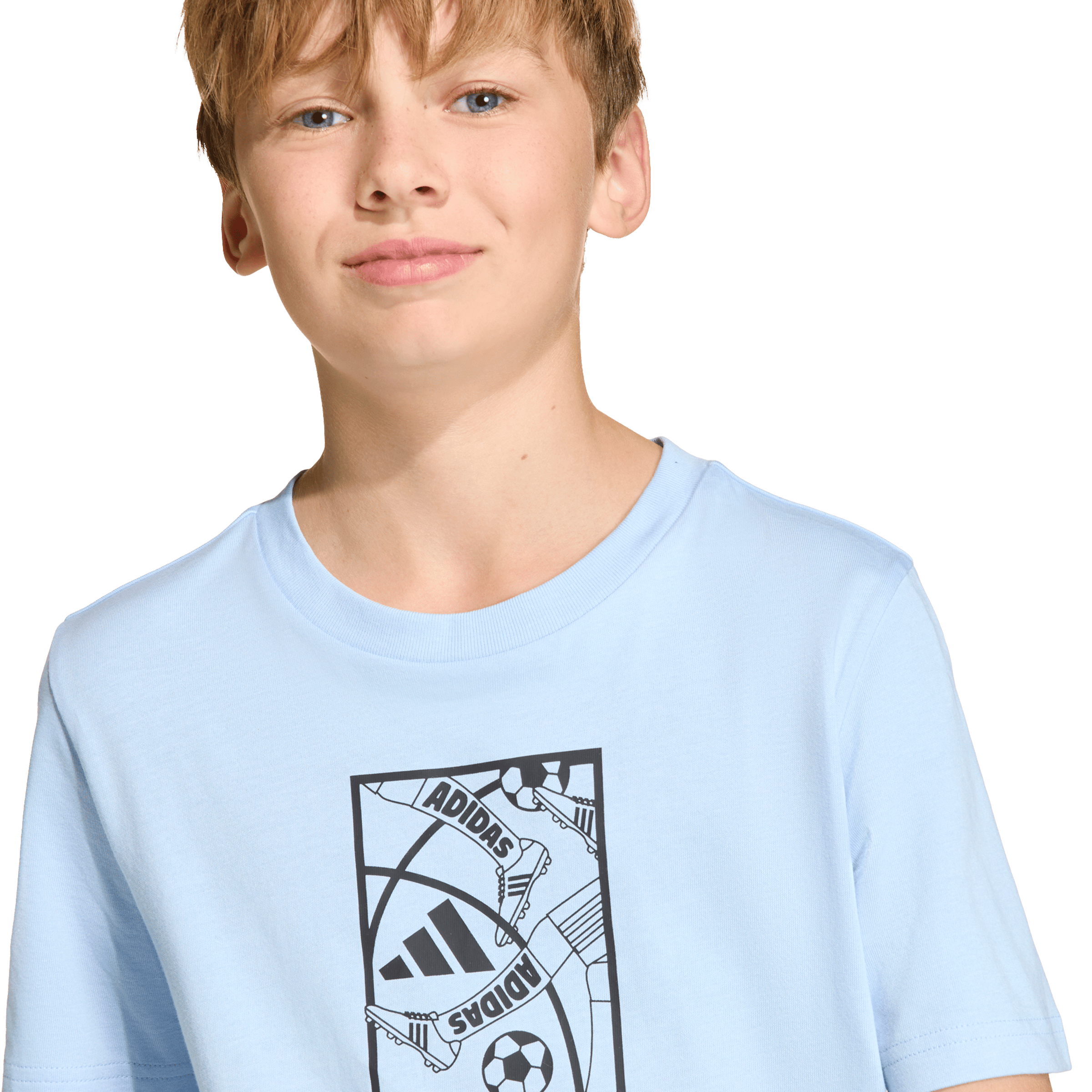 Kids Adidas Football Graphic Tee
