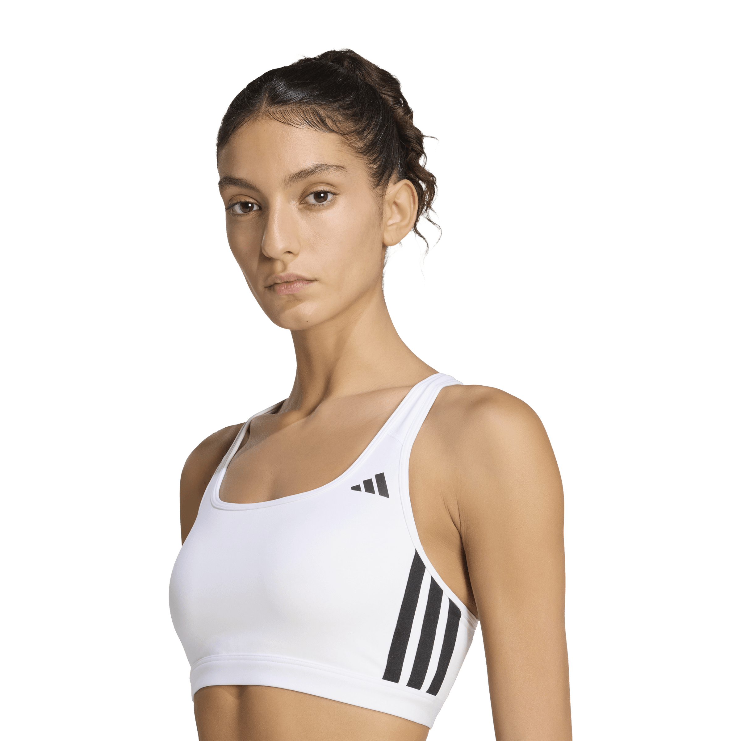 adidas Optime Essentials 3 Stripes Sports Bra