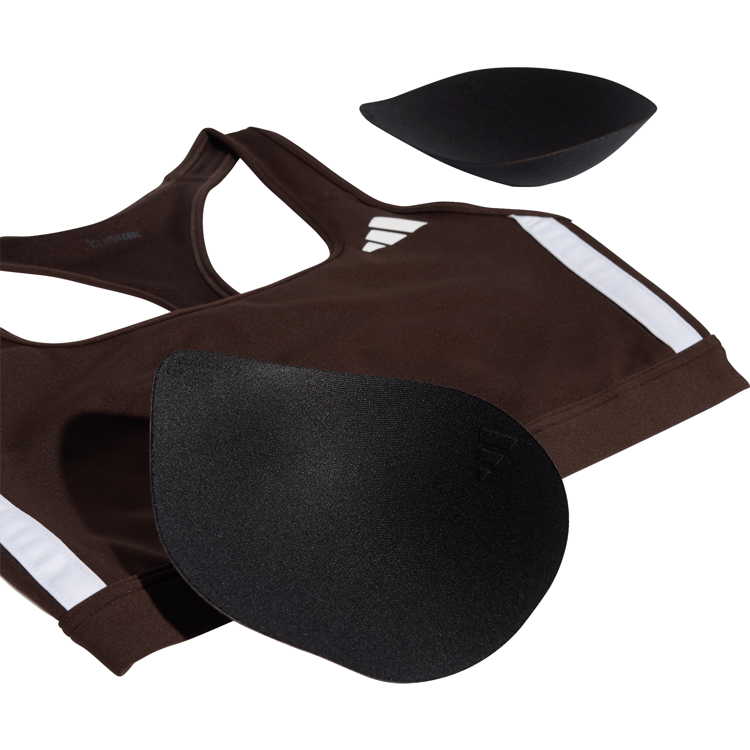 Adidas Optime Essentials 3 Stripes Sports Bra