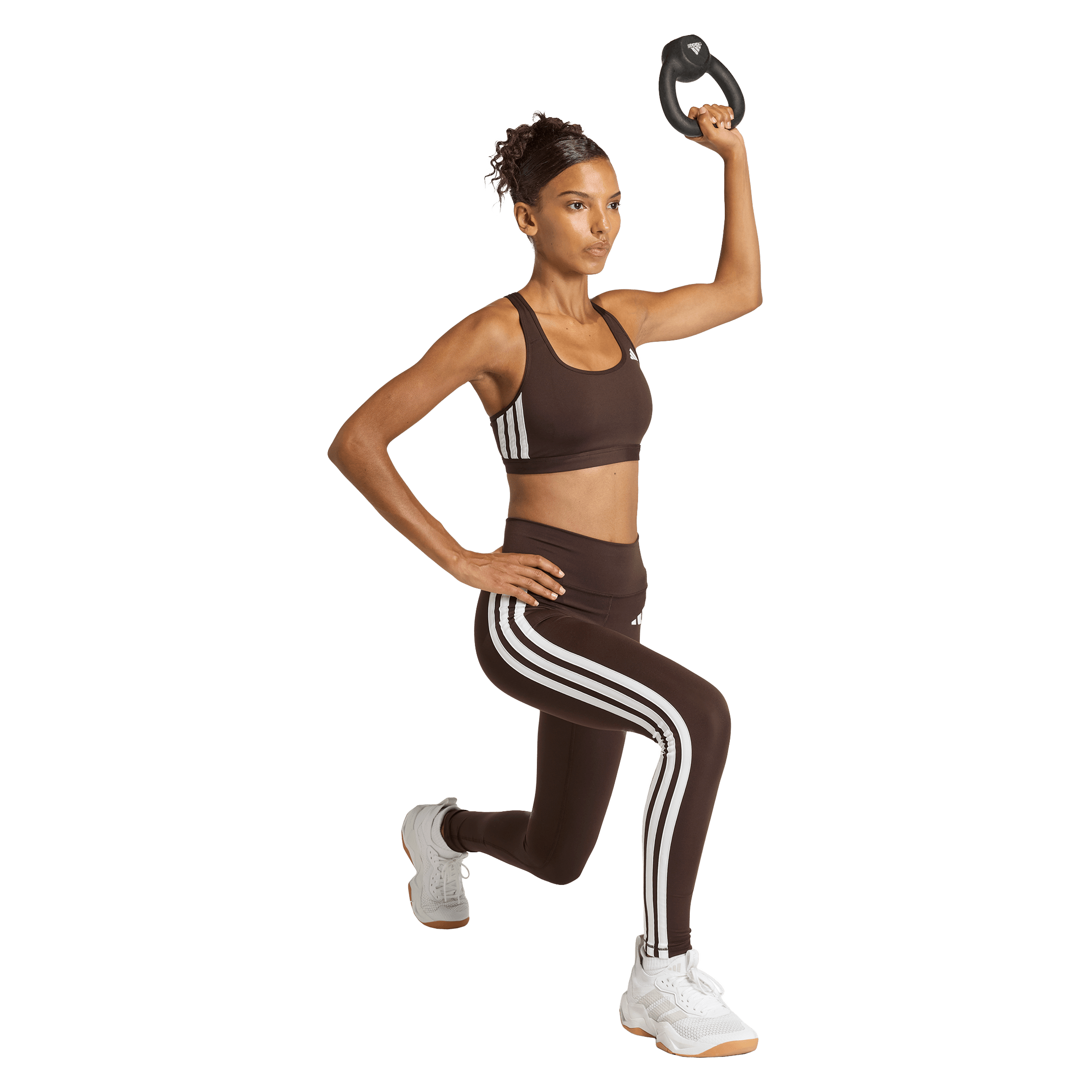 Adidas Optime Essentials 3 Stripes Sports Bra