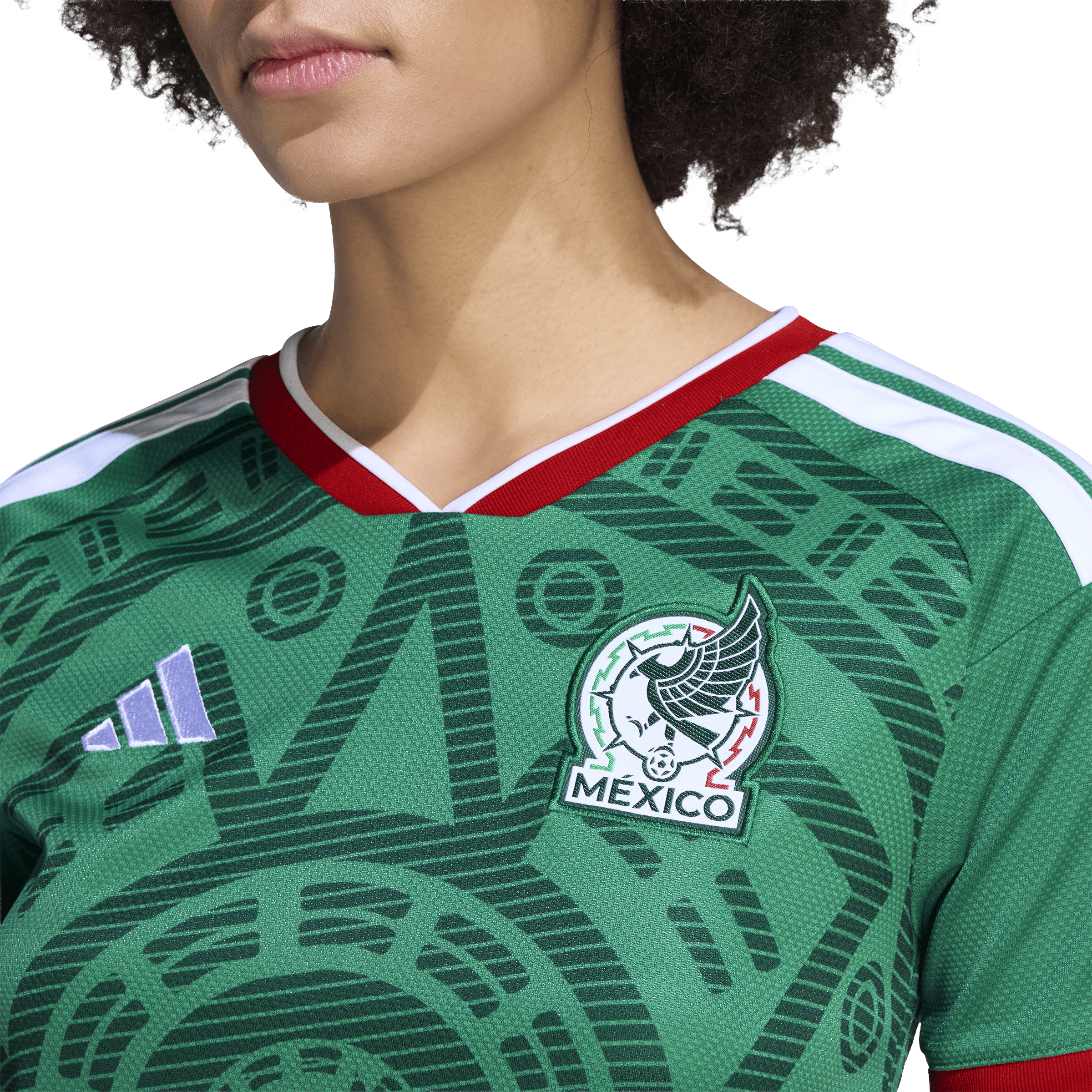 Womens Adidas Mexico 26 Home Replica Football Jersey