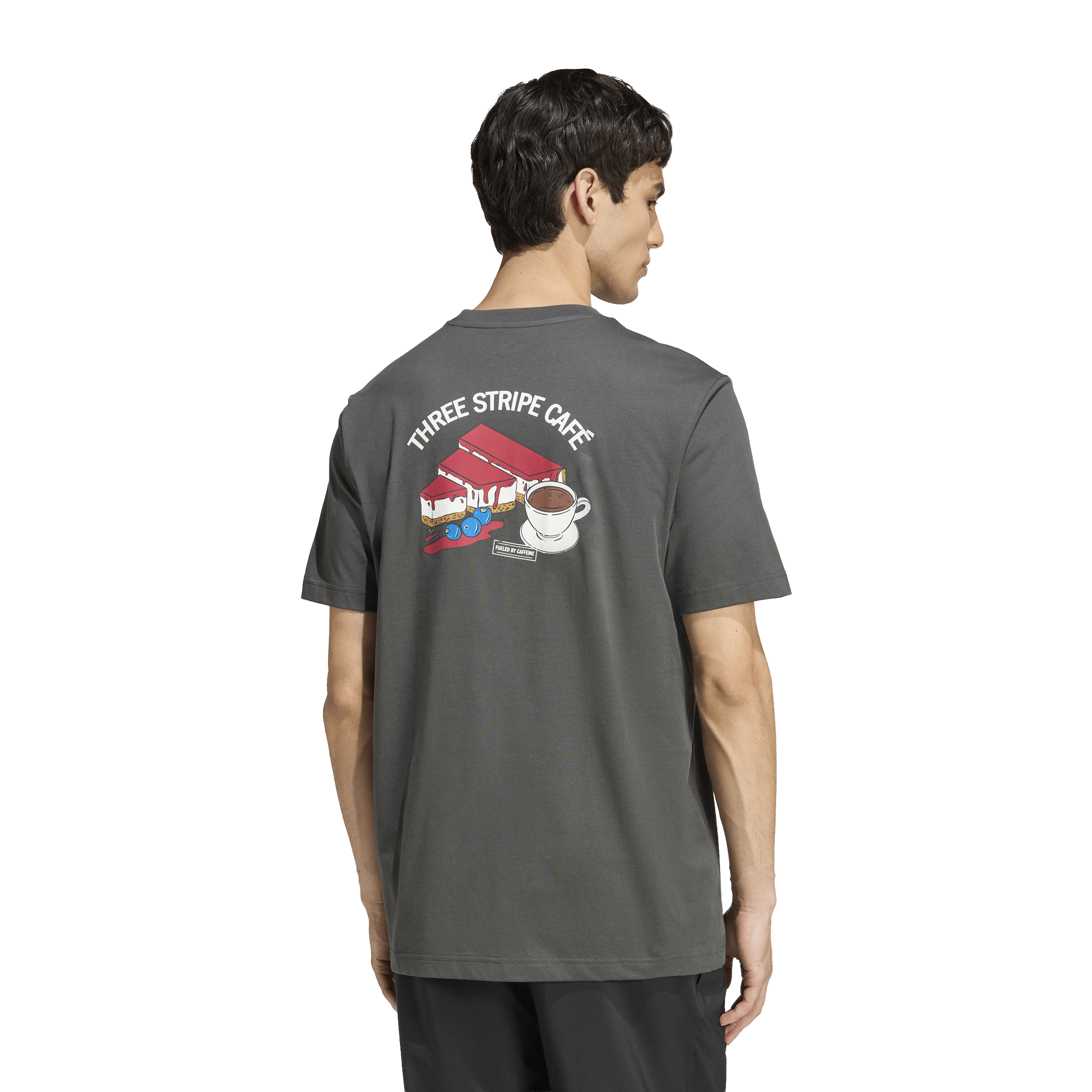 Adidas Coffee Cafe Cheesecake Graphic Tee