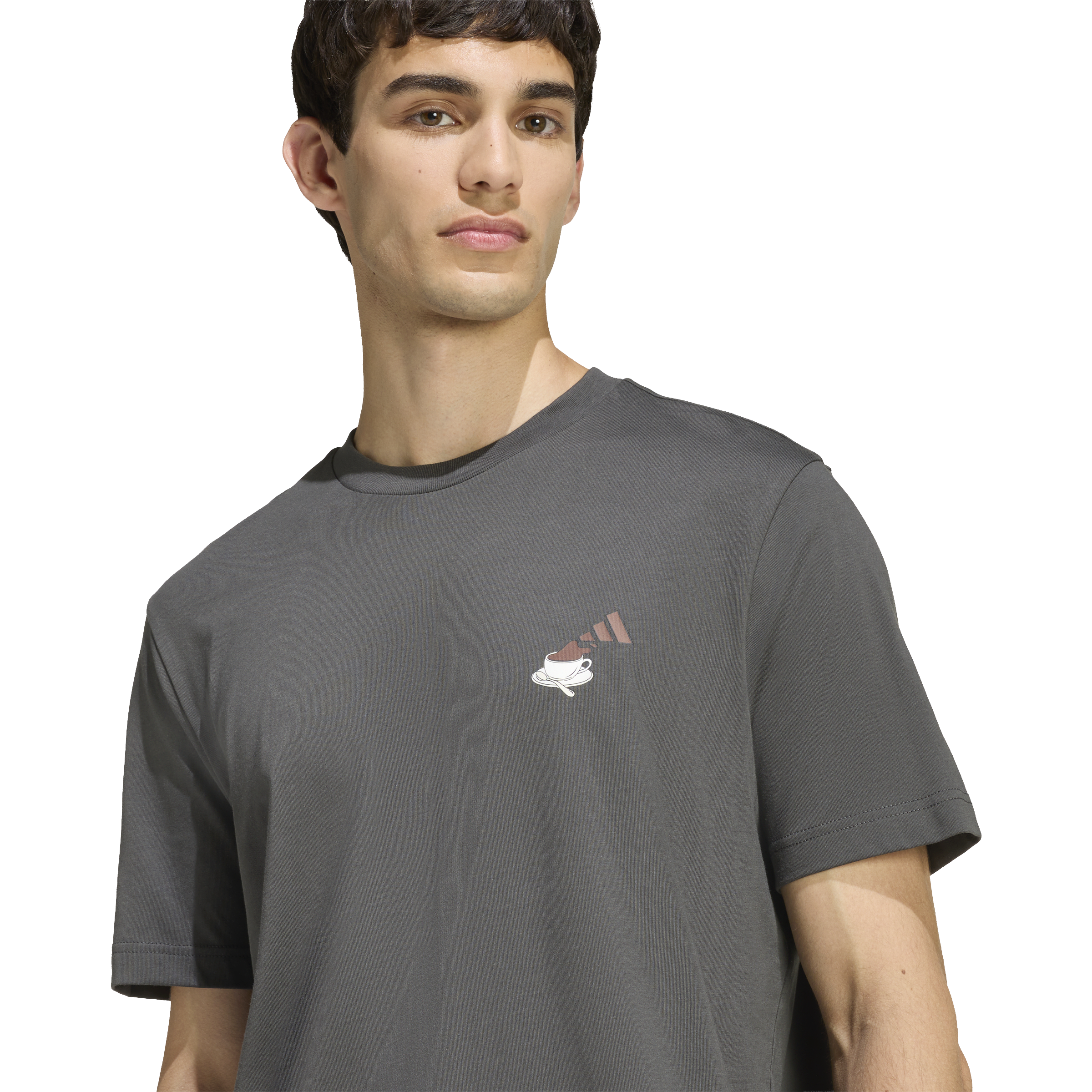 Adidas Coffee Cafe Cheesecake Graphic Tee